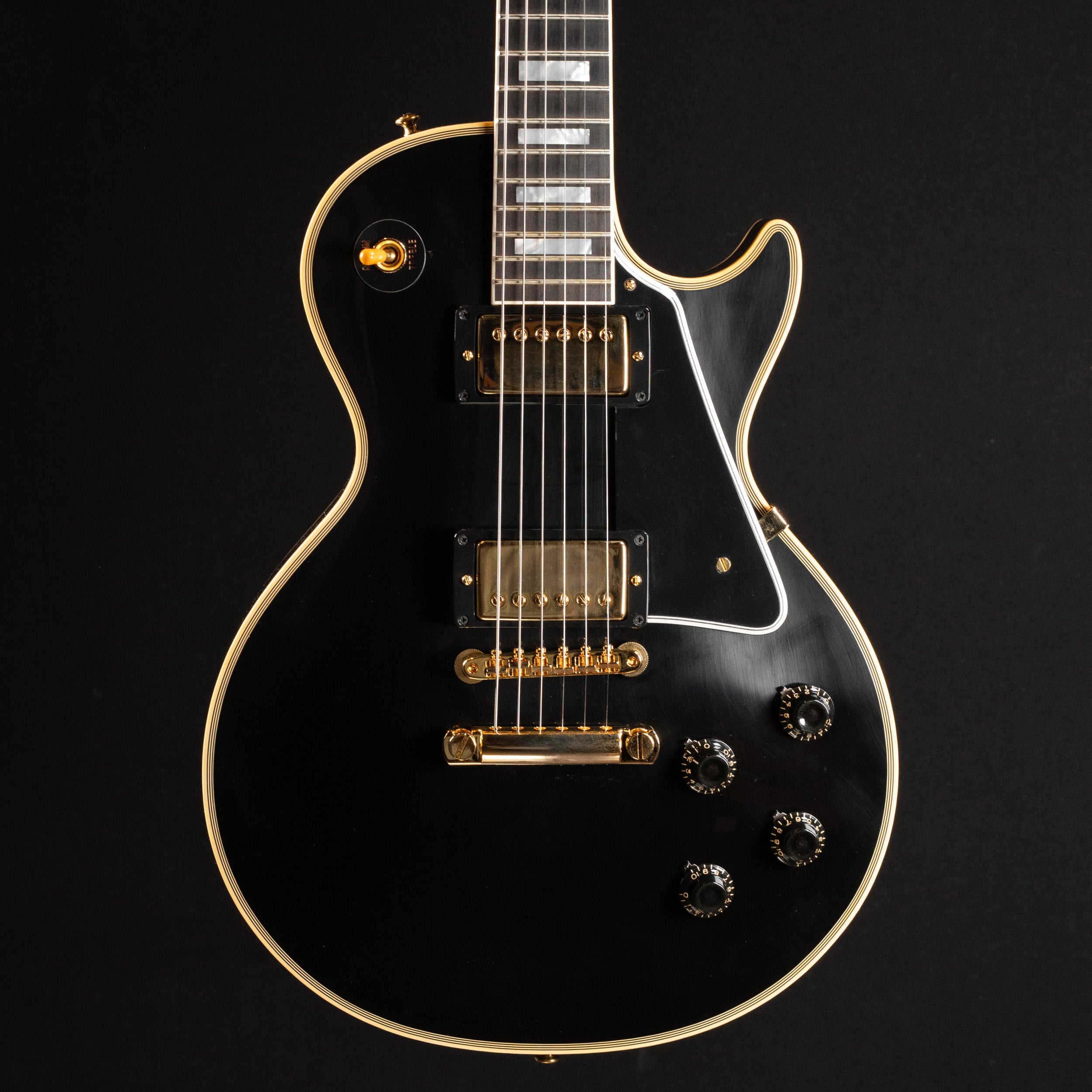2025 Gibson Custom 1957 Les Paul Custom Reissue VOS - Ebony | Preowned