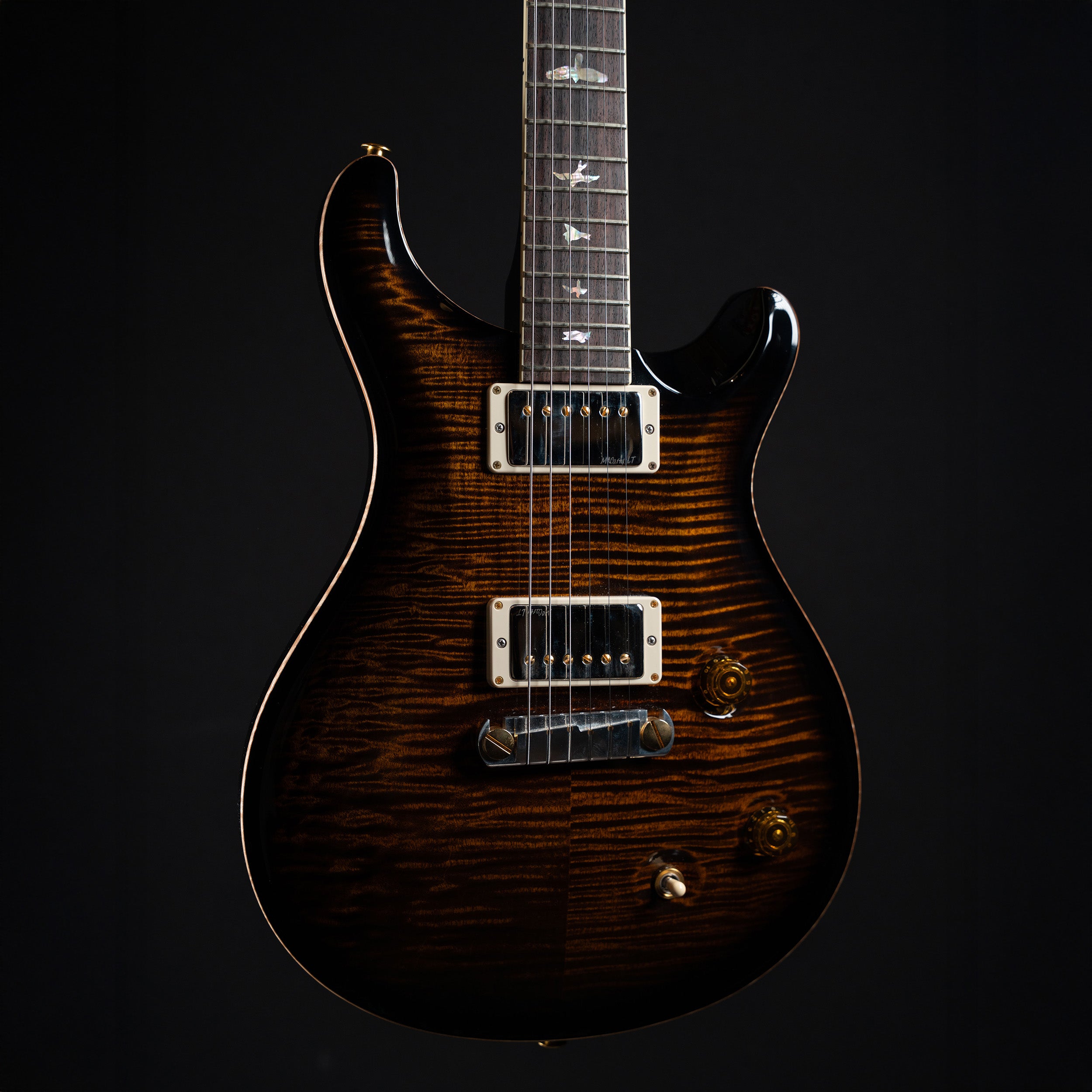 Preowned PRS McCarty 10 Top | Black Gold Burst Finish