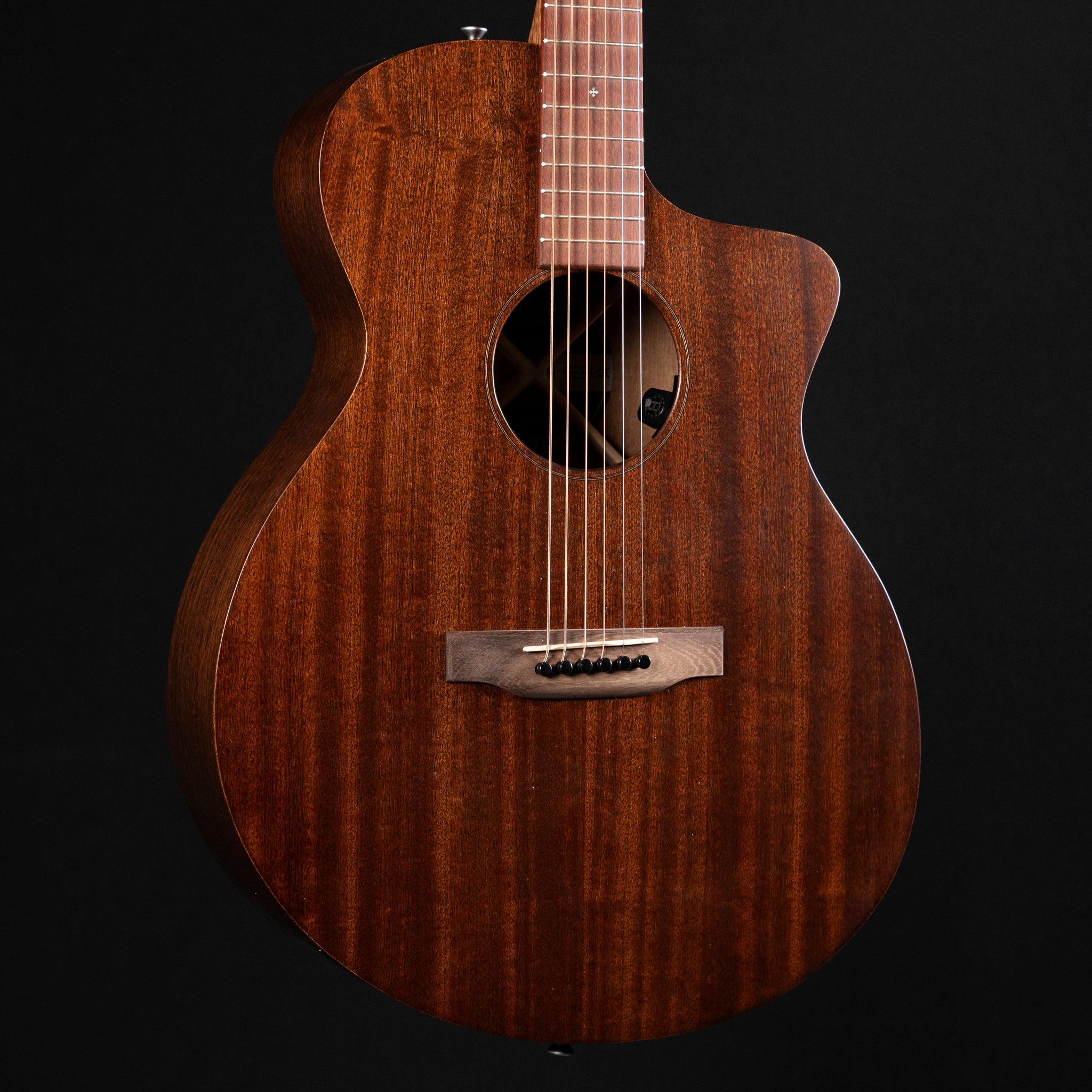 Martin SC-10E Modern Road Series Sapele Acoustic Guitar-Dark Mahogany