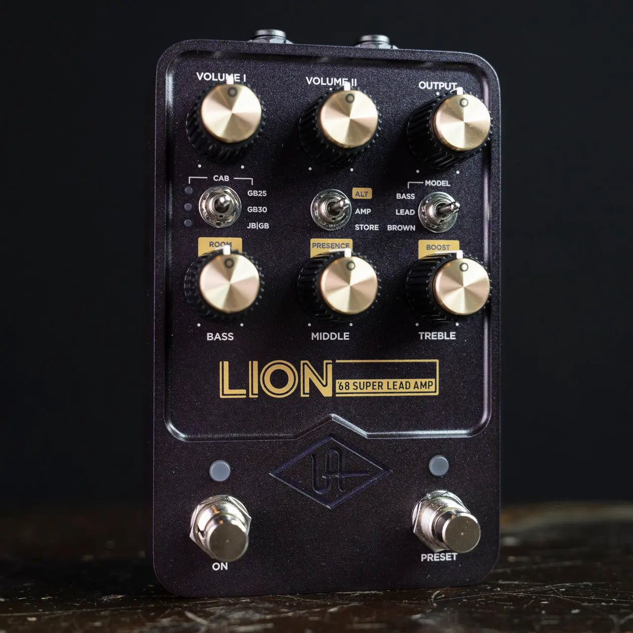 ua audio pedals Universal Audio Lion '68 Super Lead Amp Pedal