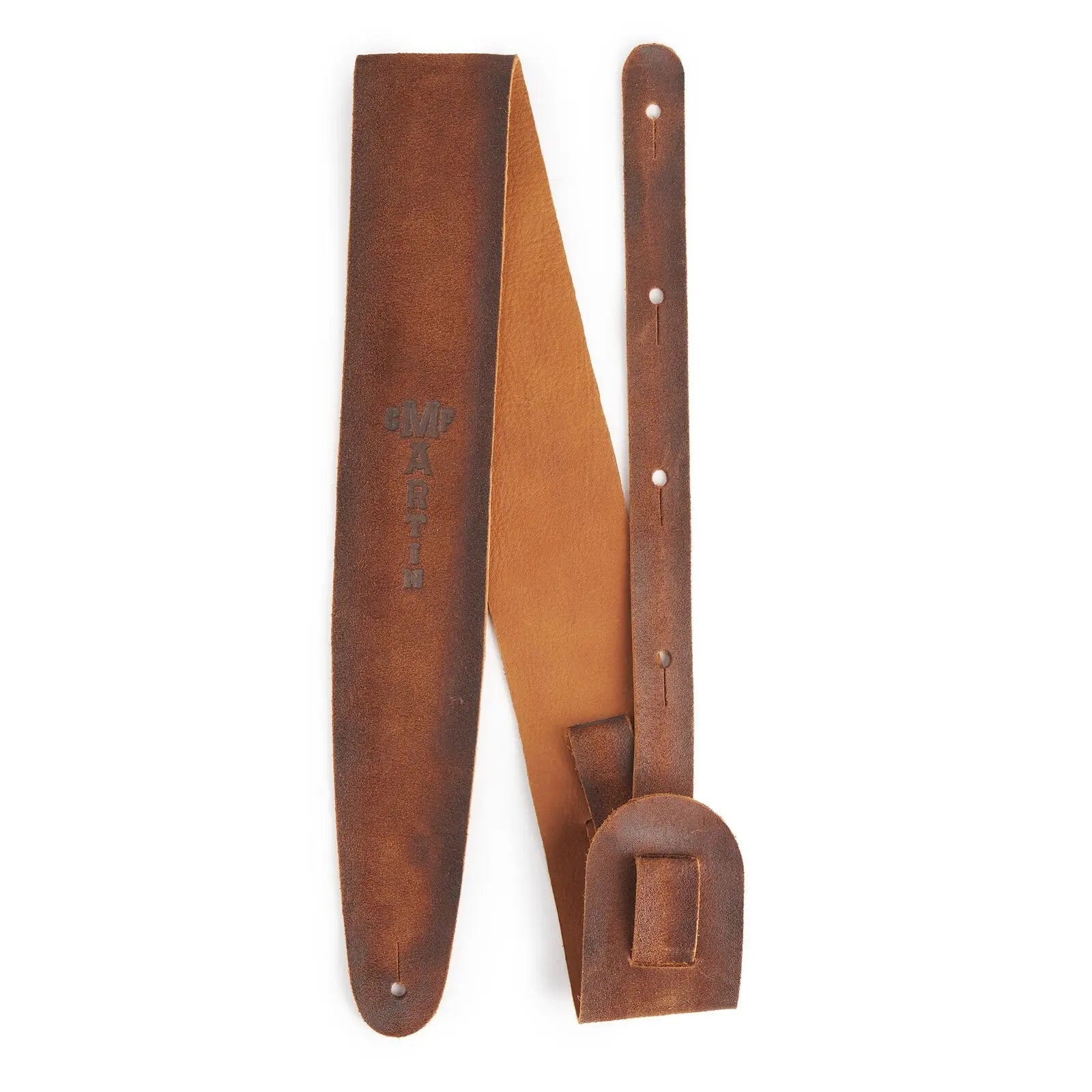 Martin Reversible Roughout Leather Strap - 18A0185 Midwood Guitar