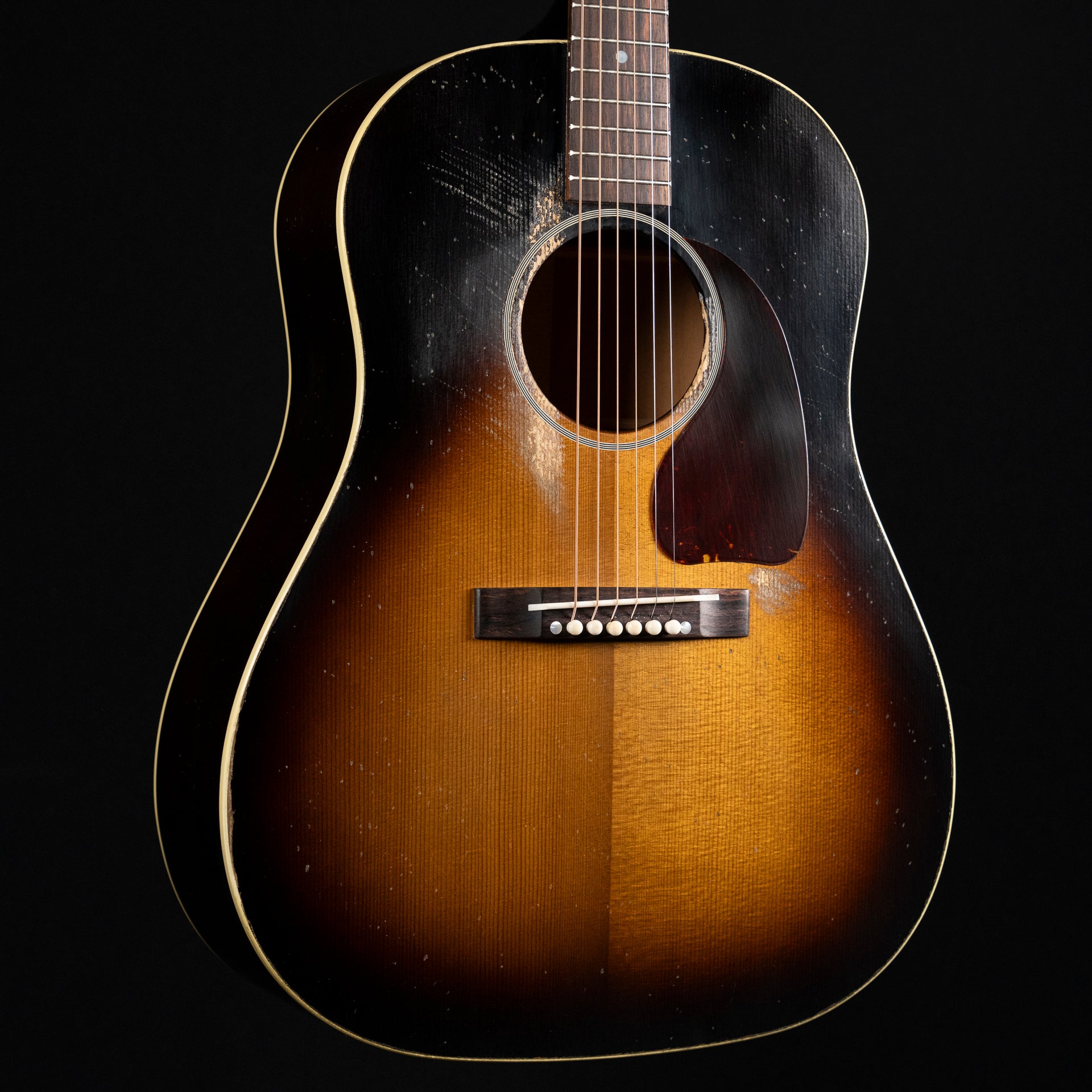 Gibson Acoustic Murphy Lab 1942 Banner J-45 Heavy Aged Acoustic Guitar - Vintage Sunburst