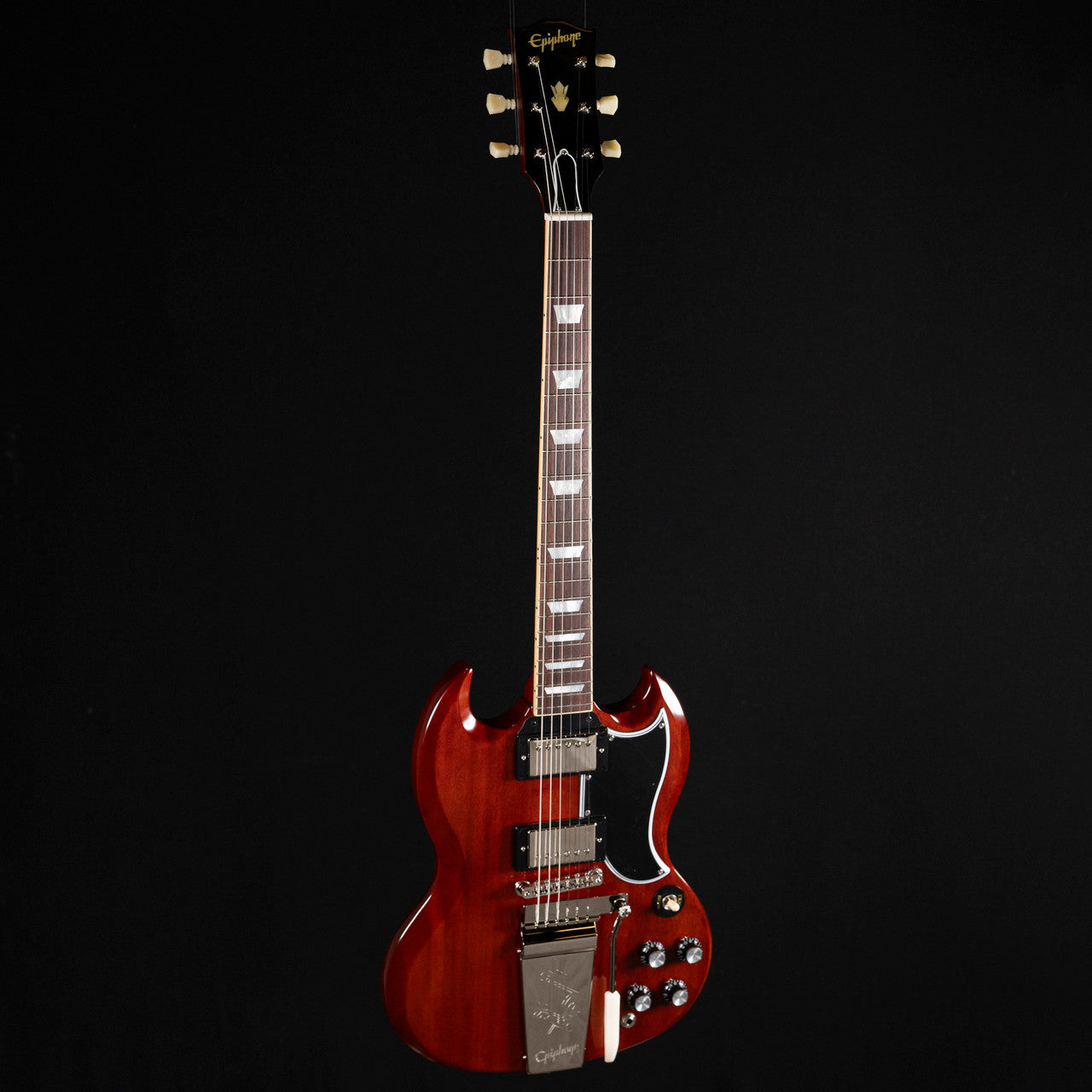 Epiphone Inspired by Gibson Custom 1964 SG Standard with Maestro Vibrola Reissue - Cherry Red
