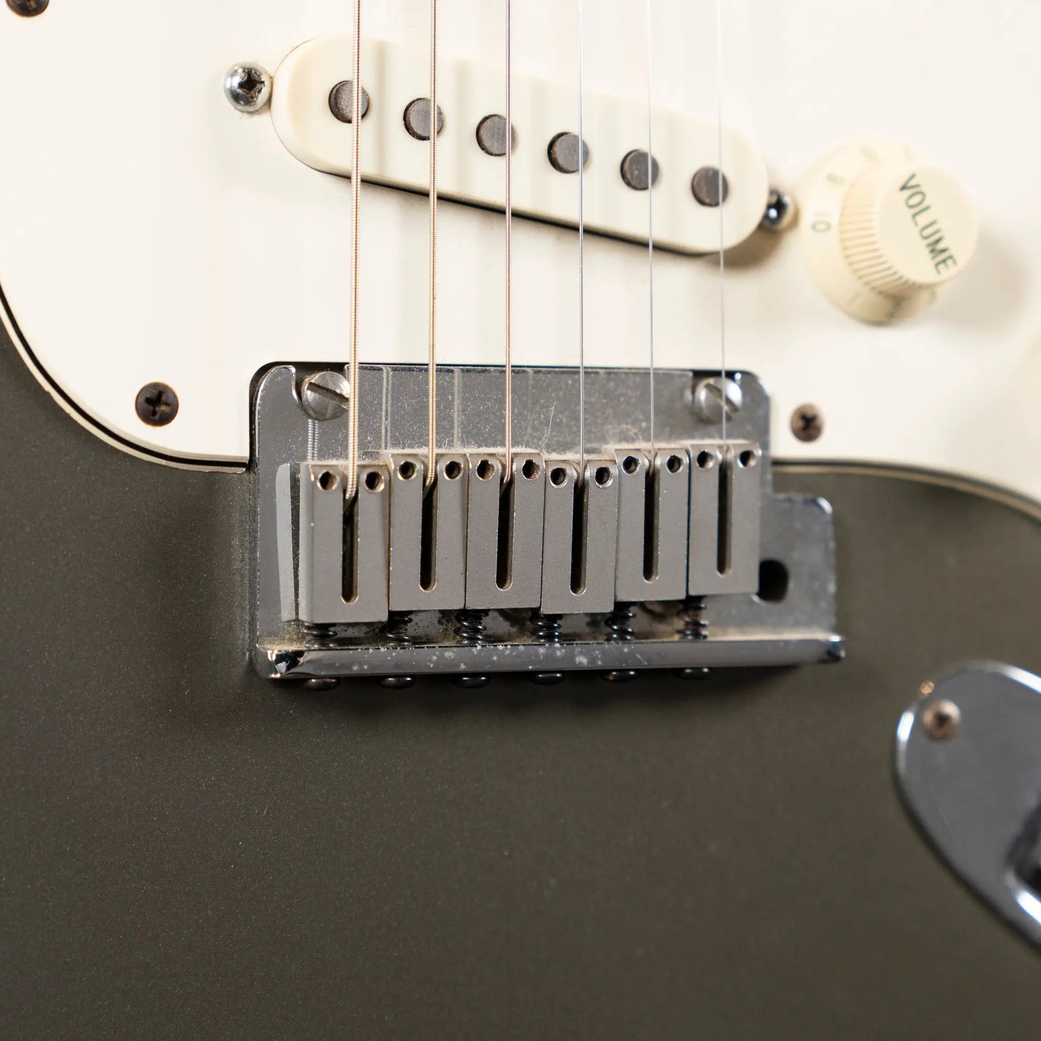 1987 Fender American Standard Stratocaster Electric Guitar - Pewter