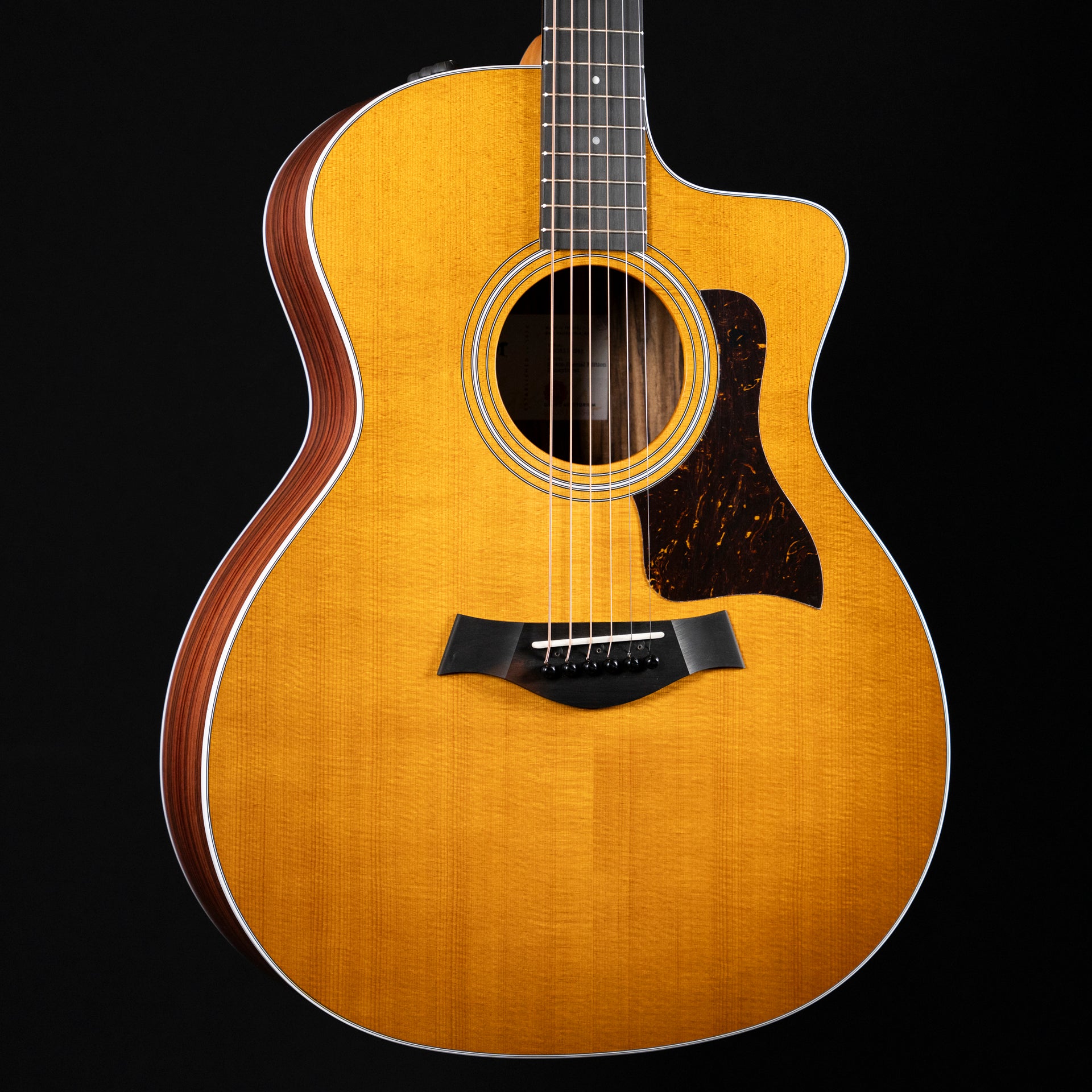 Taylor 214ce Special Edition Acoustic/Electric Guitar - Honeyburst - Midwood Guitar