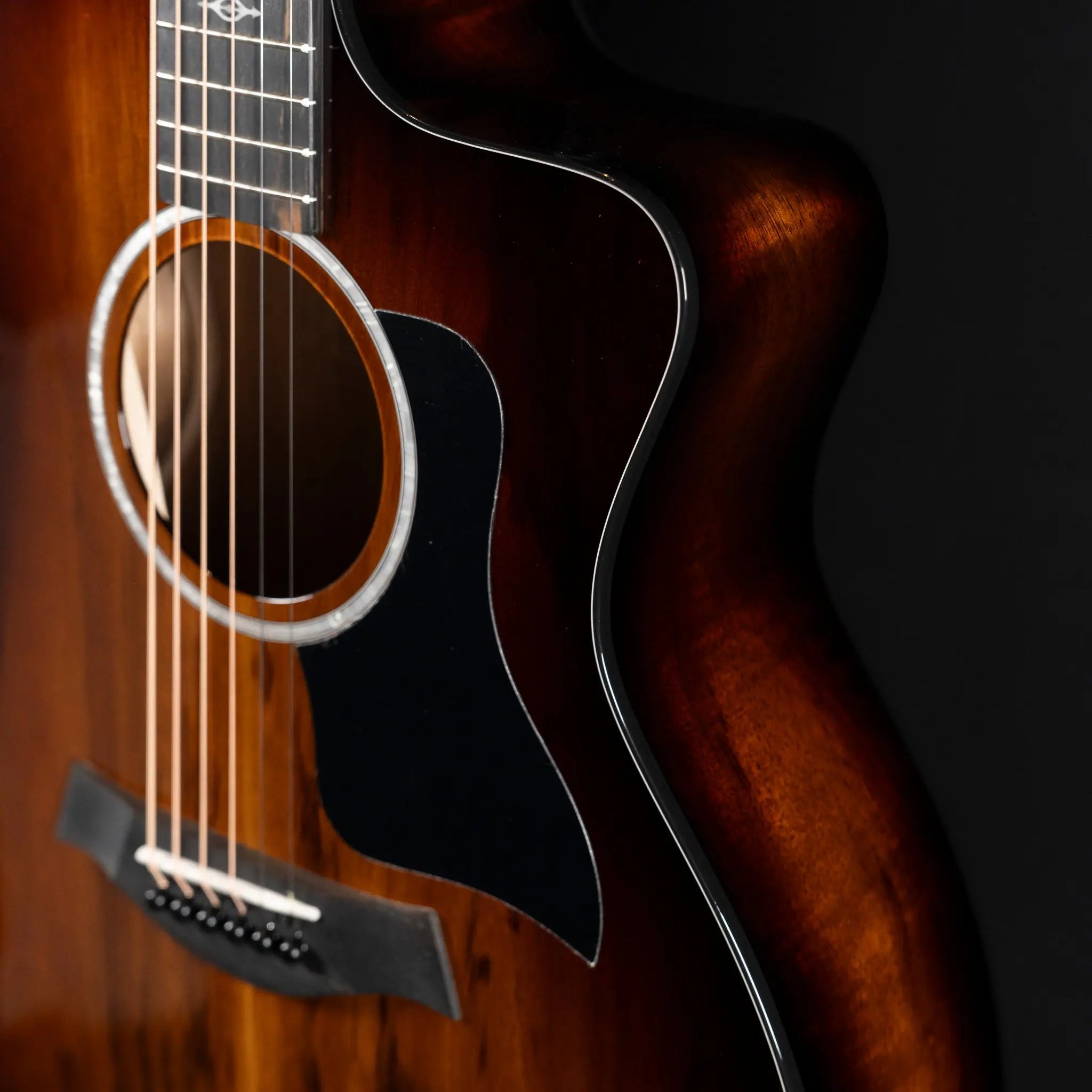 Taylor 224ce-K DLX Acoustic Guitar - Shaded Edge Burst - Midwood Guitar