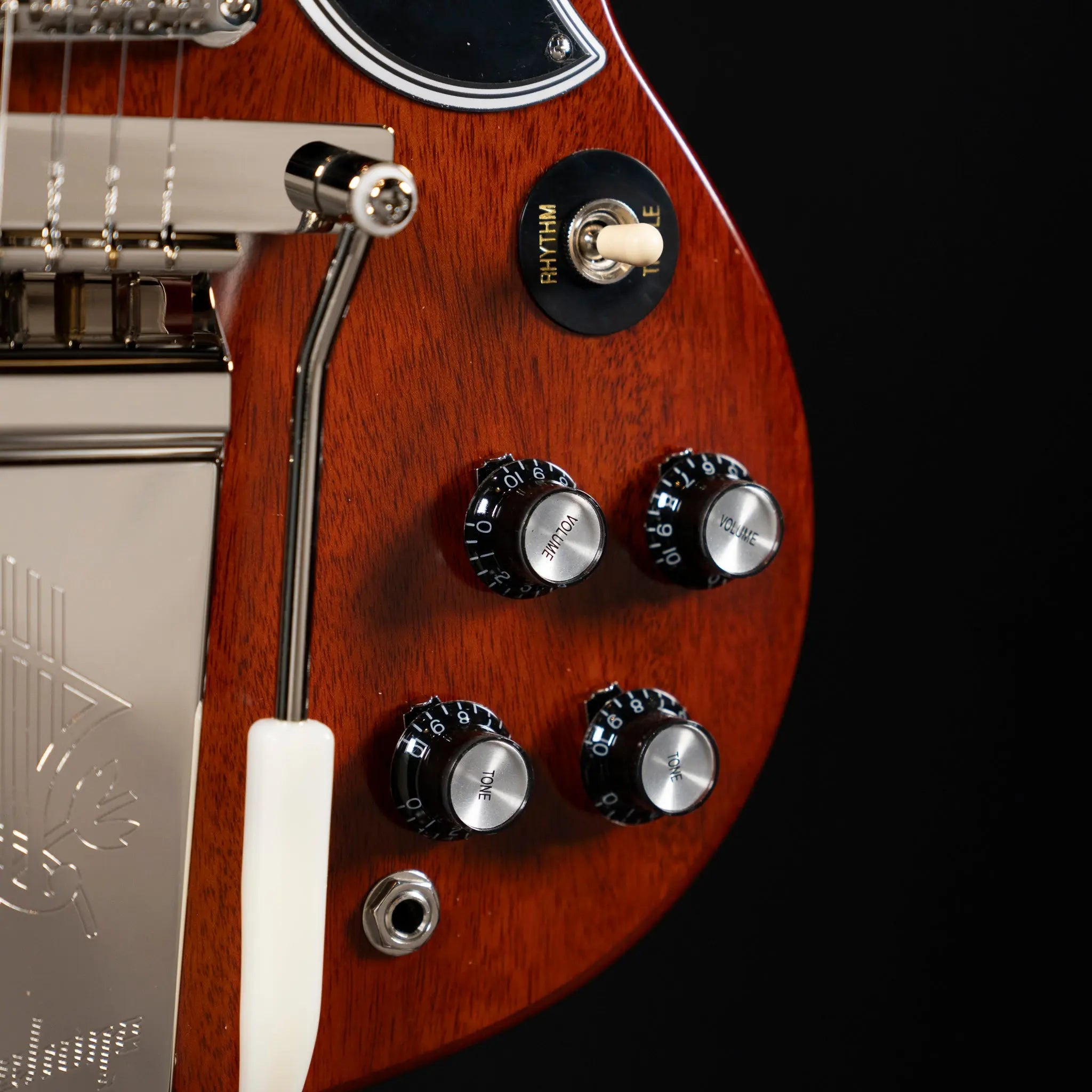 Epiphone Inspired by Gibson Custom 1964 SG Standard with Maestro Vibrola Reissue - Cherry Red - Midwood Guitar