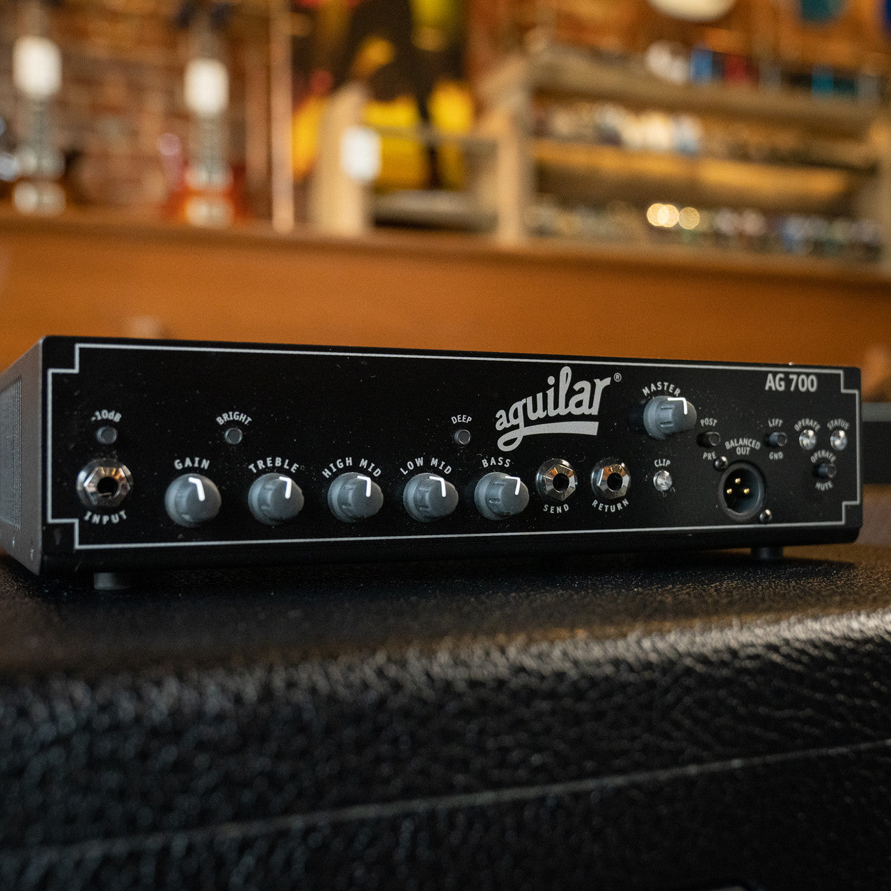 Aguilar AG700 700 Watt Bass Amplifier Head w/ Cover (2019)