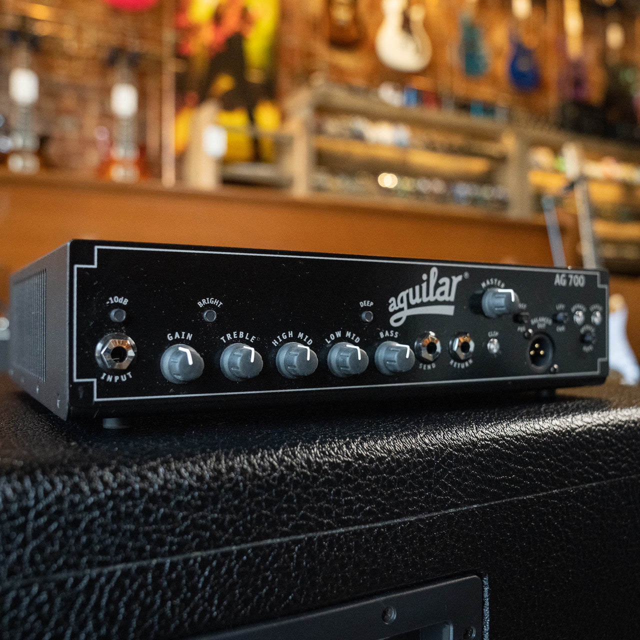 Aguilar AG700 700 Watt Bass Amplifier Head w/ Cover (2019)