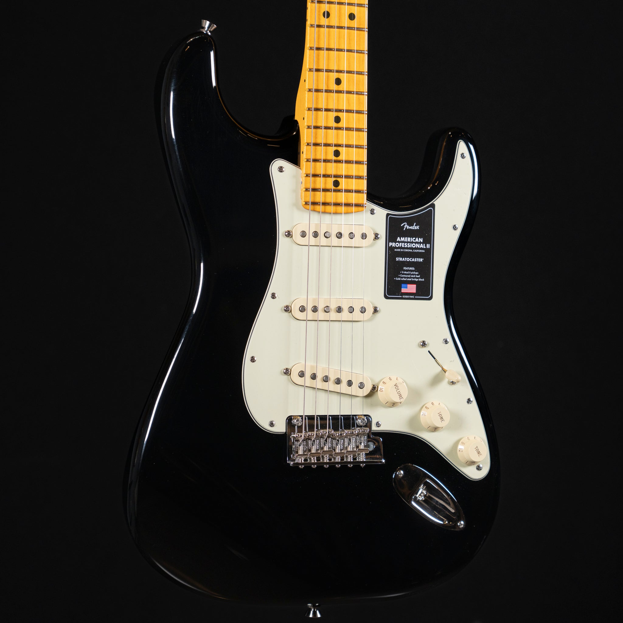 Fender American Professional Ⅱ Stratocaster Black Fender American Professional II Stratocaster - Black – Found Sound