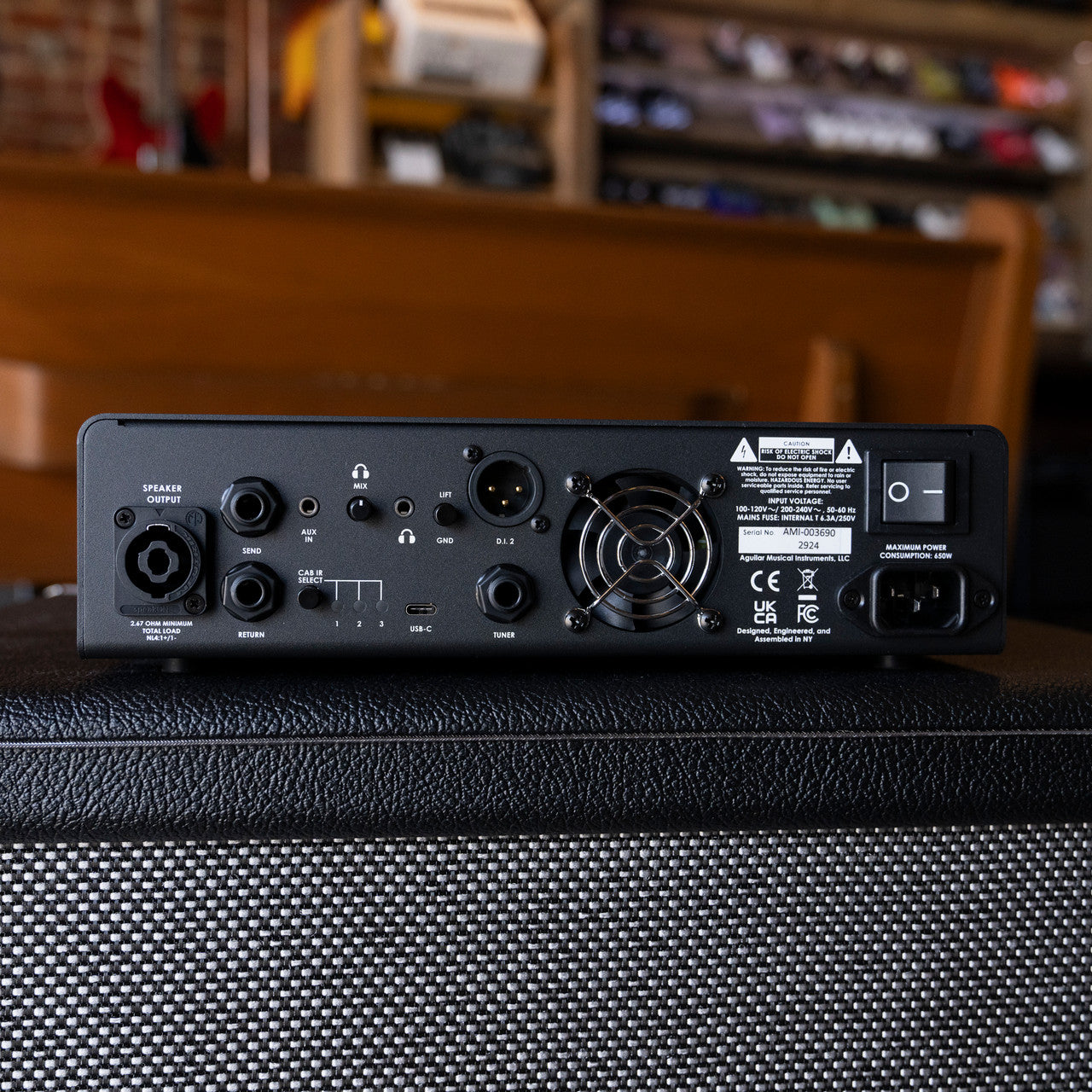 Aguilar Tone Hammer 500 Watt Amp Head