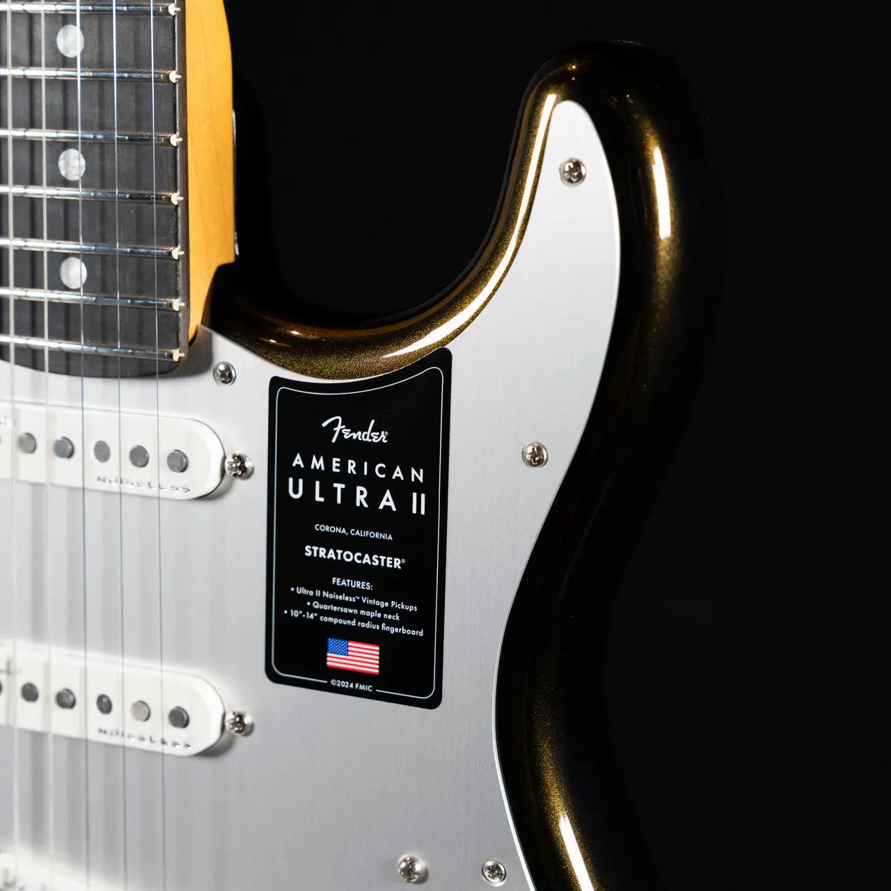 Fender American Ultra II Stratocaster - Texas Tea Fender