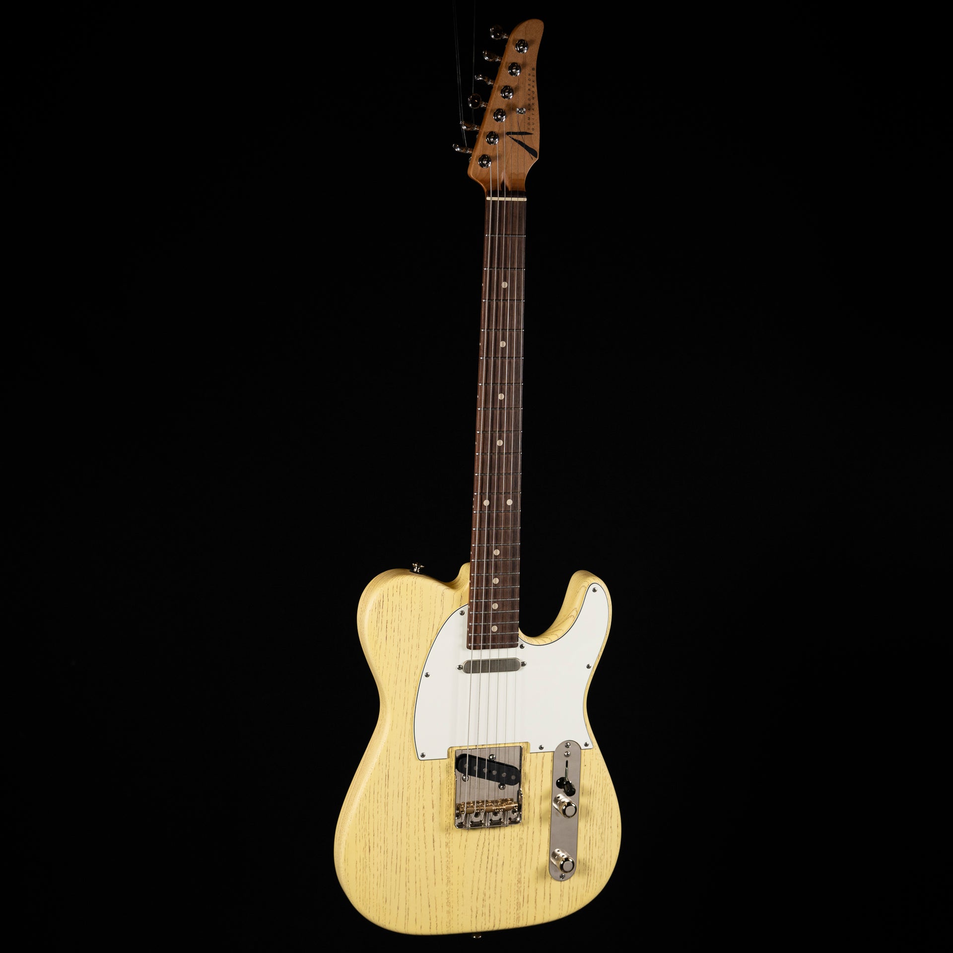 2023 Tom Anderson T Icon – Satin Organic Grain Mellow Yellow w/ Brown Grain Filler