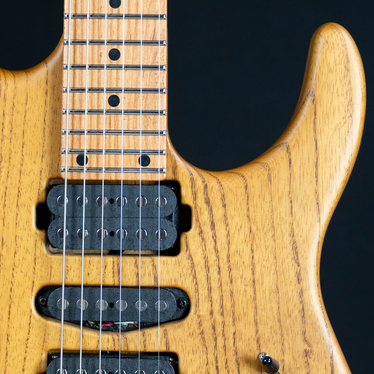 Tom Anderson Angel Player Satin Transparent Light Brown-Dark Grain Electric Guitar