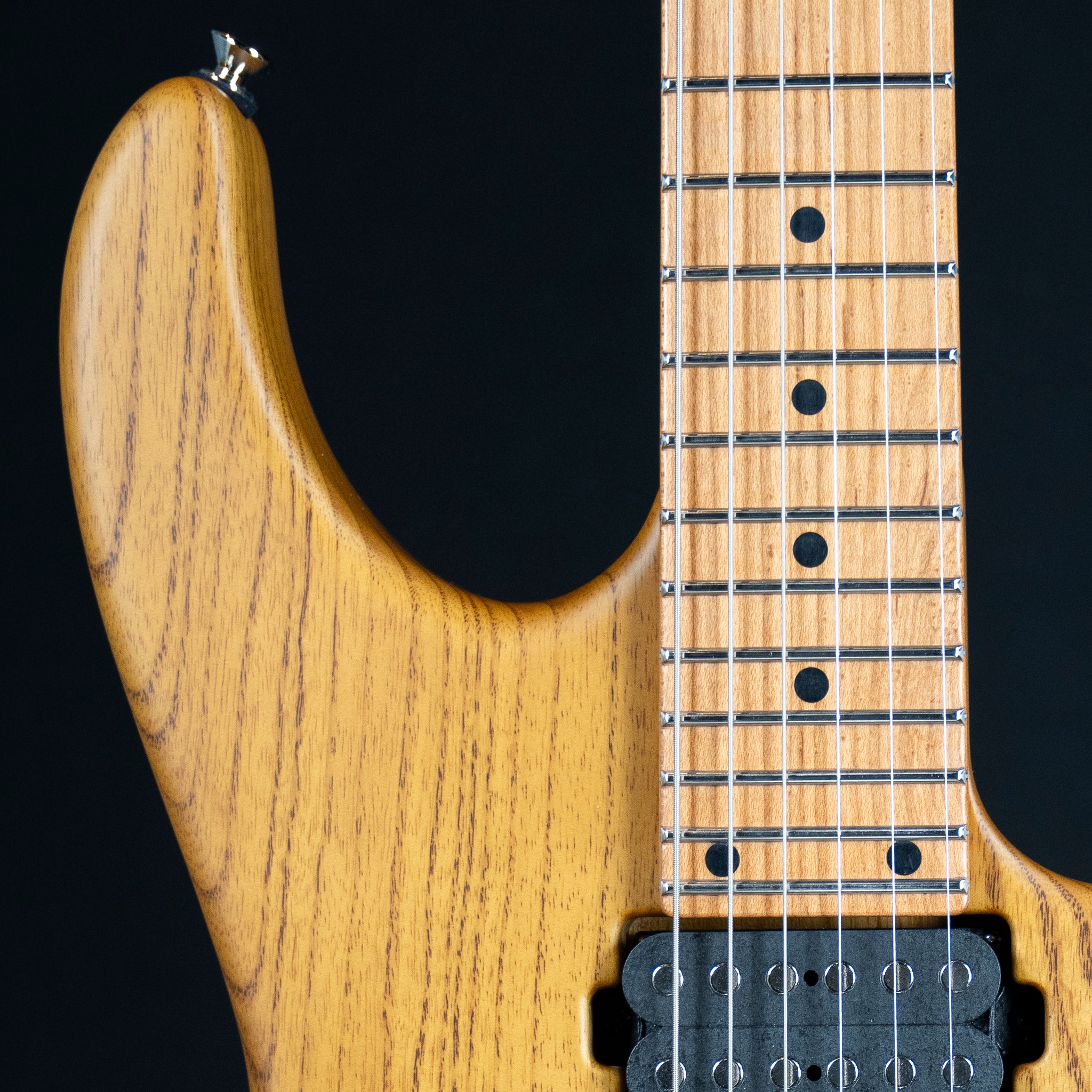 Tom Anderson Angel Player Satin Transparent Light Brown-Dark Grain Electric Guitar