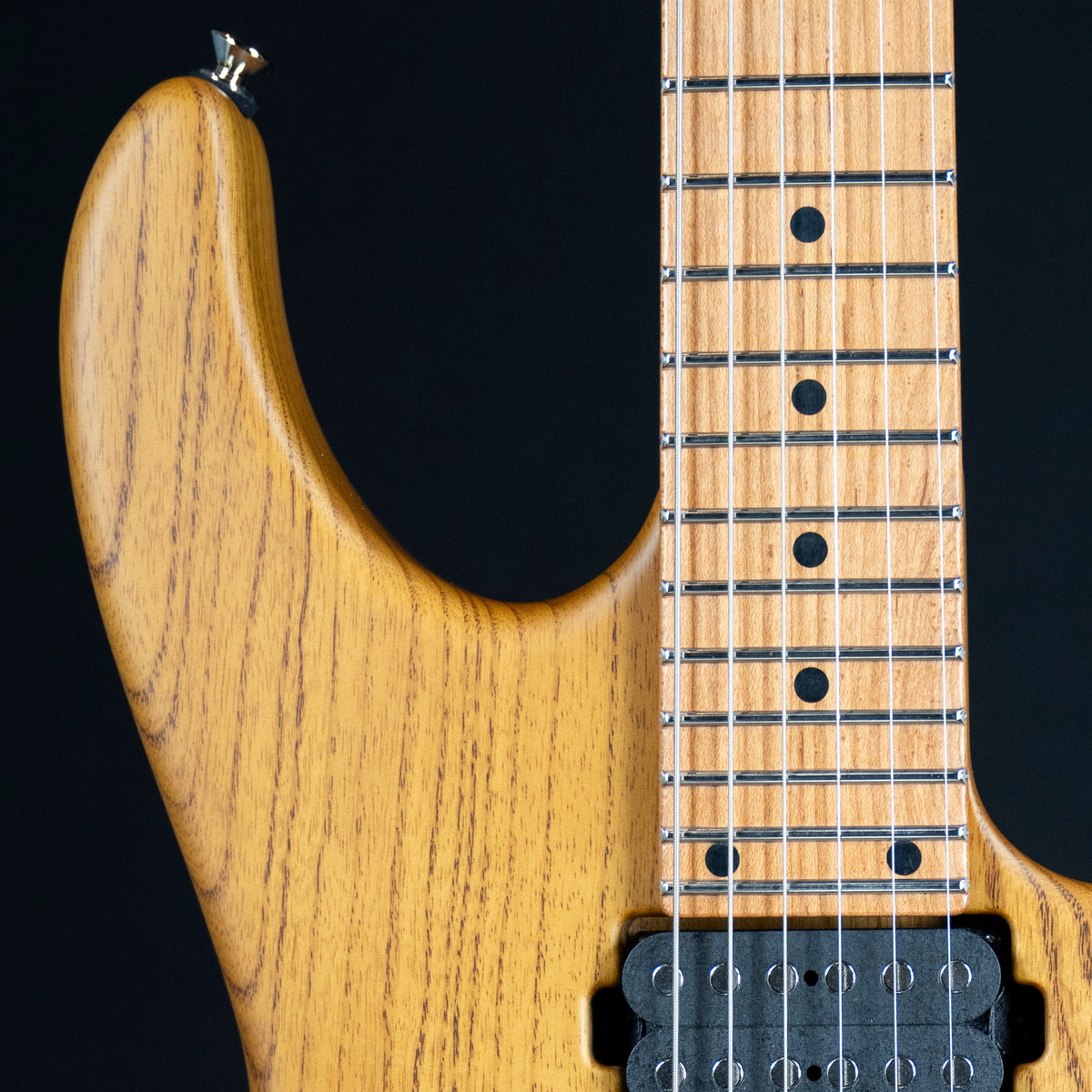 Tom Anderson Angel Player Satin Transparent Light Brown-Dark Grain Electric Guitar