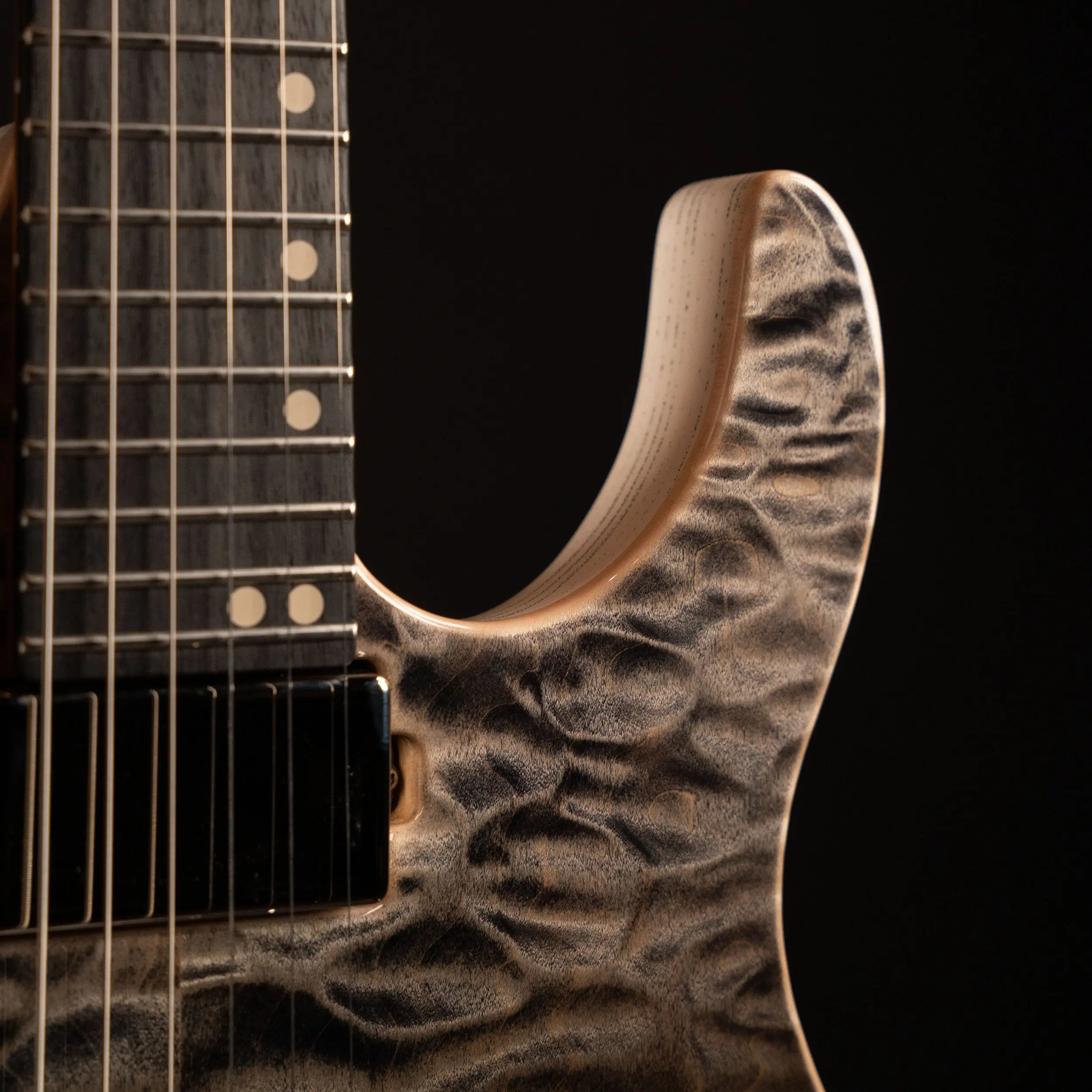 Tom Anderson Angel Quilted Maple On Swamp Ash - Midwood Guitar