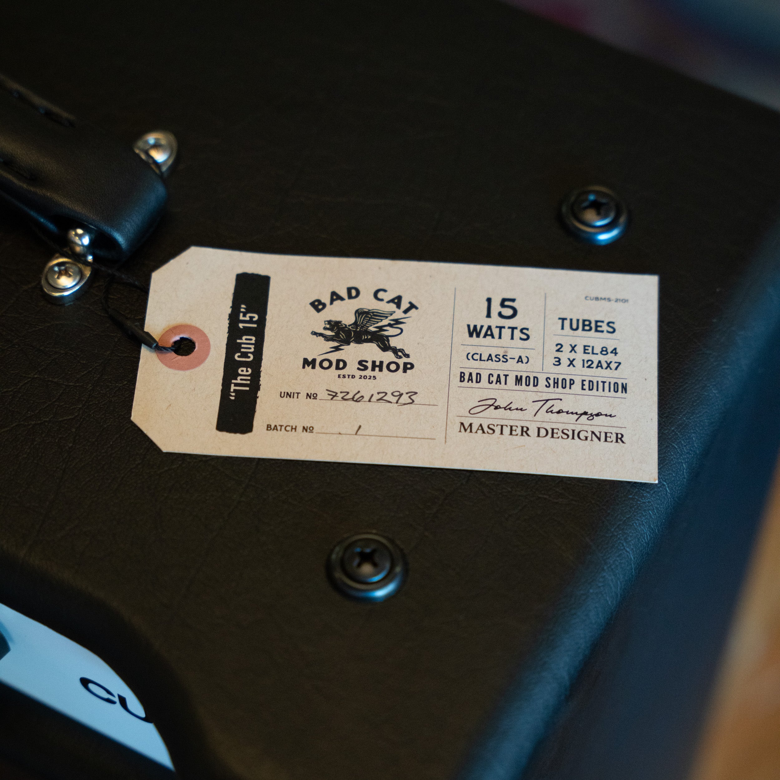 Bad Cat Cub 15 Mod Shop Combo Amplifier BadCat Amps