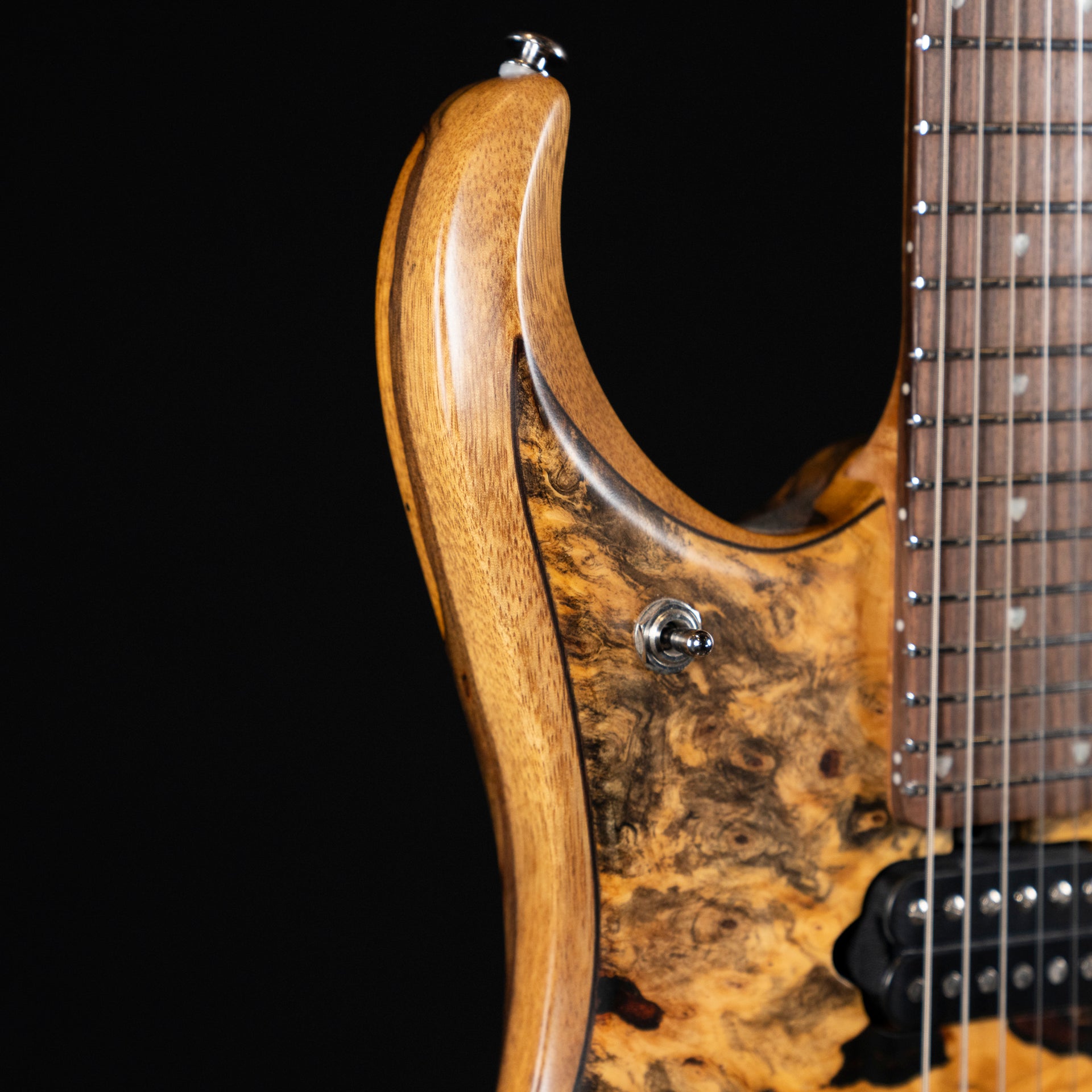 2023 Music Man BFR John Petrucci Signature Limited Edition - Burl Maple/Black Limba