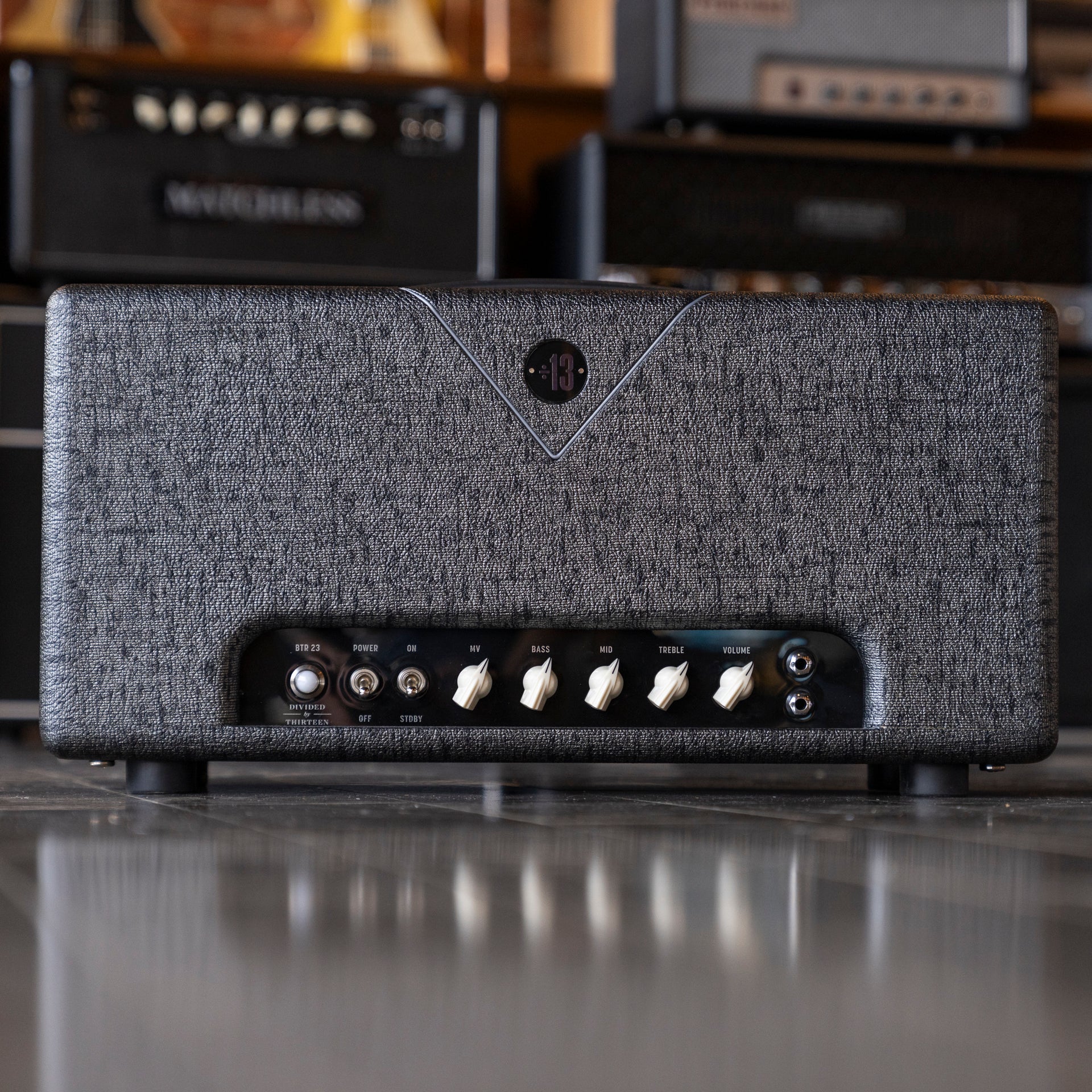 Preowned Divided by 13 BTR23 Amplifier Head - Pewter Trout Bronco
