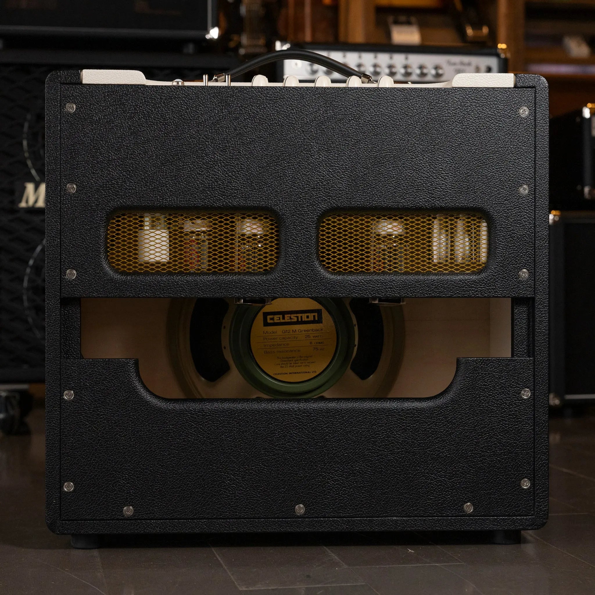 Divided by 13 BTR23 1x12 Combo Amplifier – Black Bronco w/ Ivory V Divided By 13