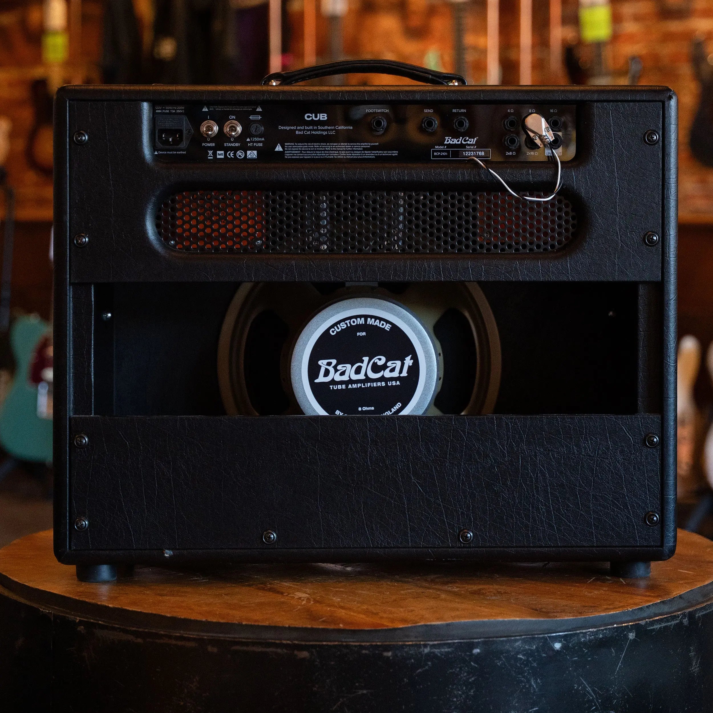 Preowned Bad Cat Cub 30w 1x12 Combo - Black BadCat Amps