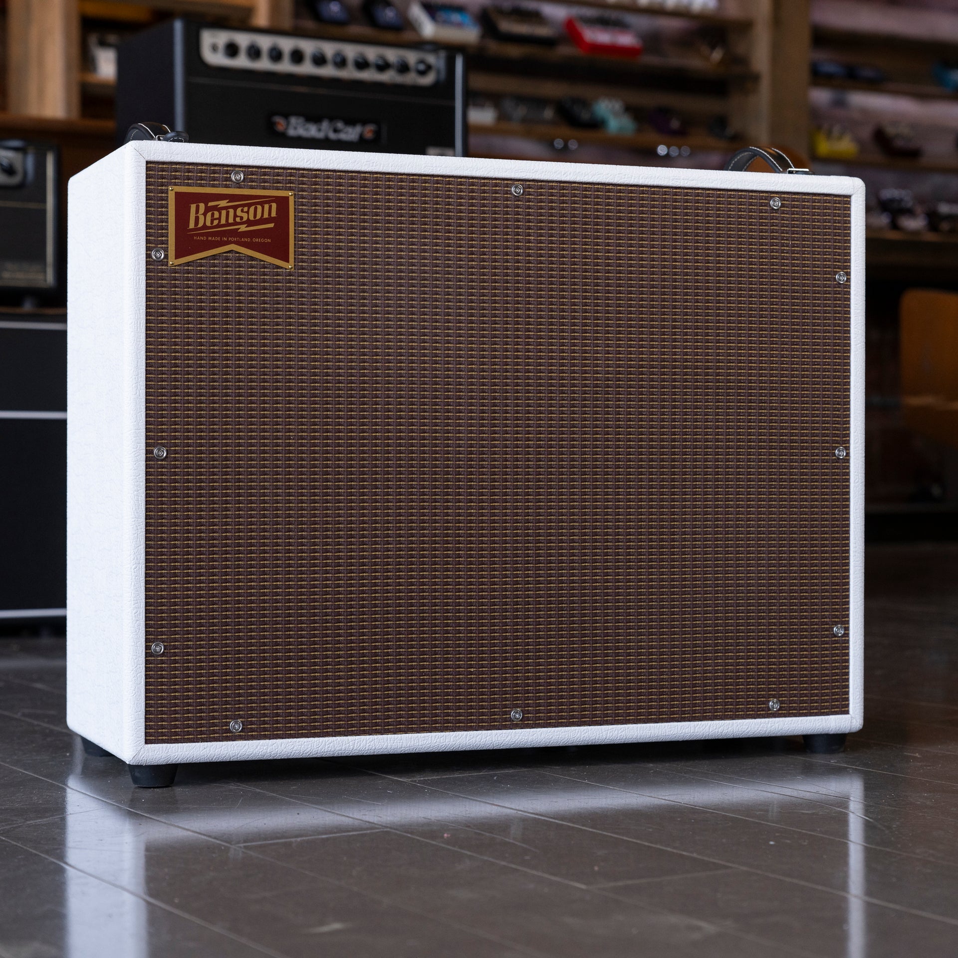 2024 Benson Bellringer 2x12 Combo Amplifier – White Tolex