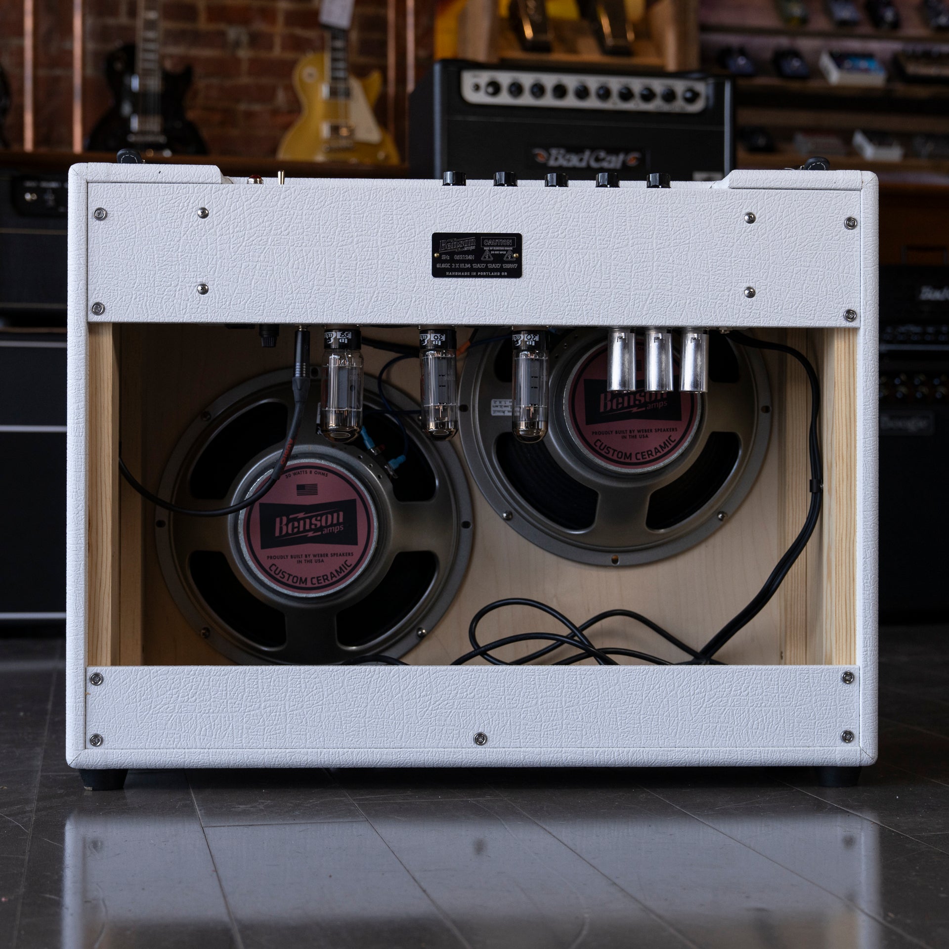 2024 Benson Bellringer 2x12 Combo Amplifier – White Tolex