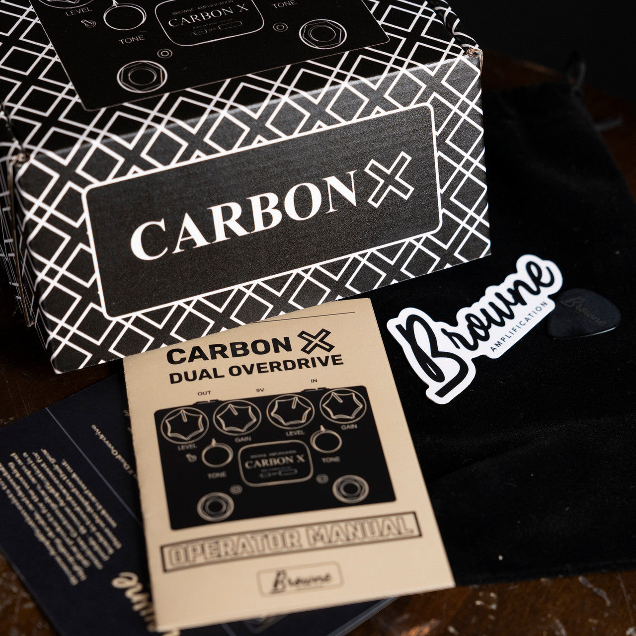 Browne Amplification Carbon X Dual Overdrive Brand New