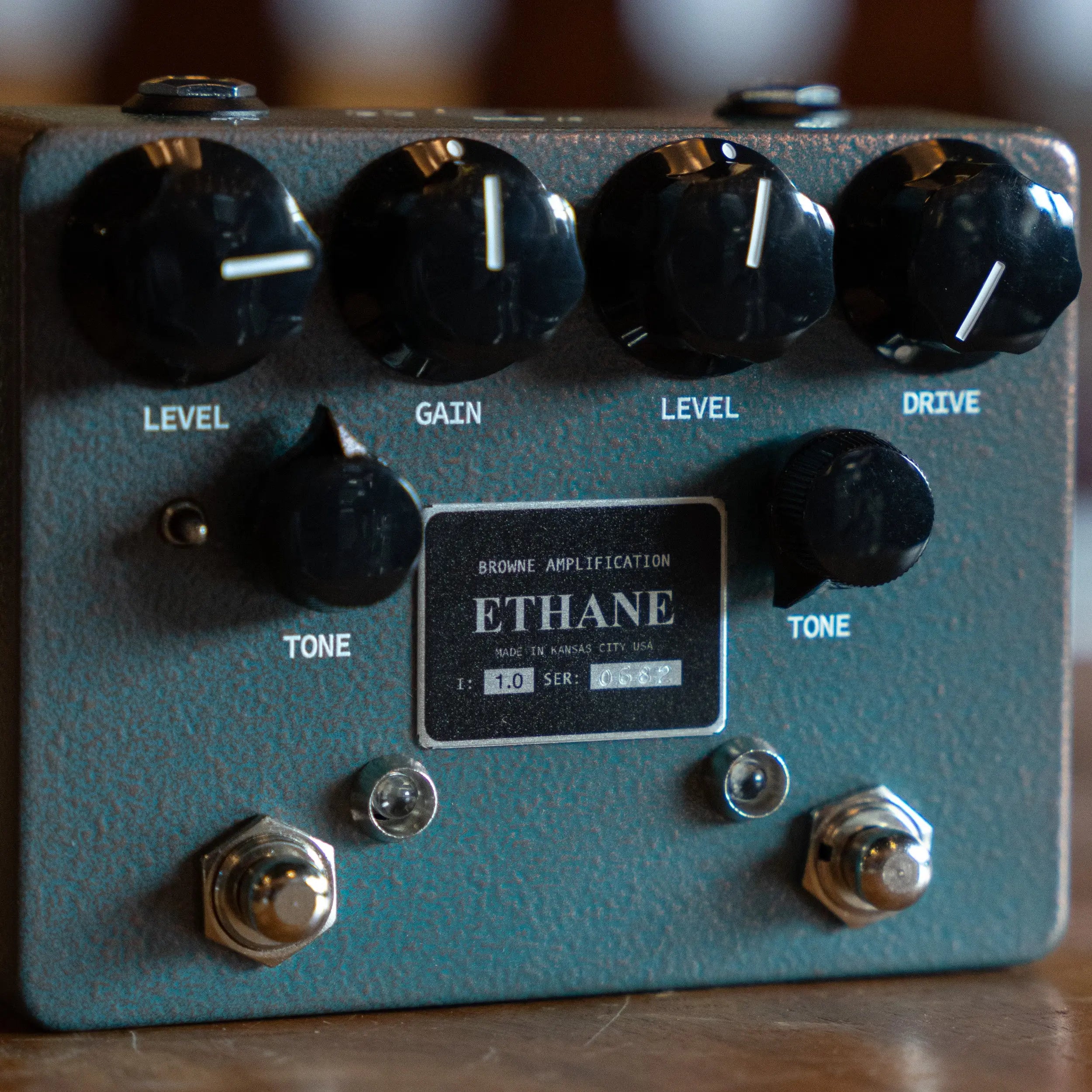 Browne Amplification Ethane Dual Overdrive - Aqua Copper Vein Browne Amplification