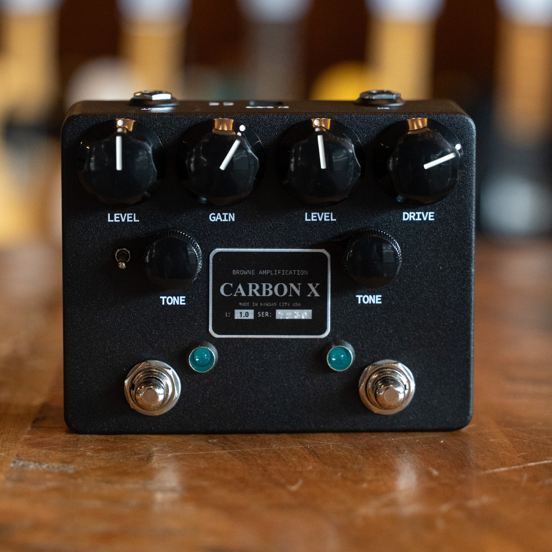 Browne Amplification Carbon X Dual Overdrive - Black