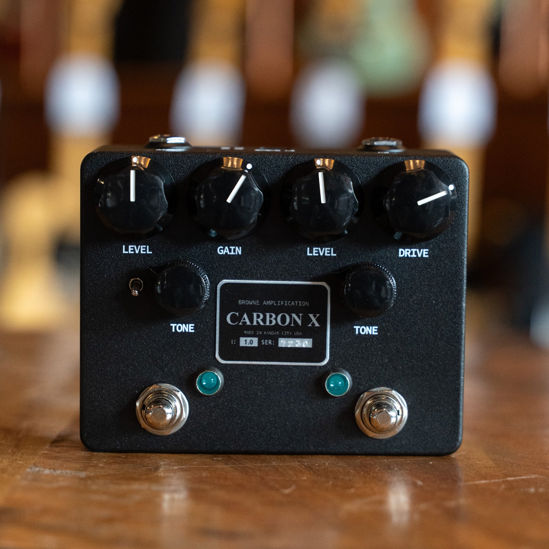 Browne Amplification Carbon X Dual Overdrive - Black