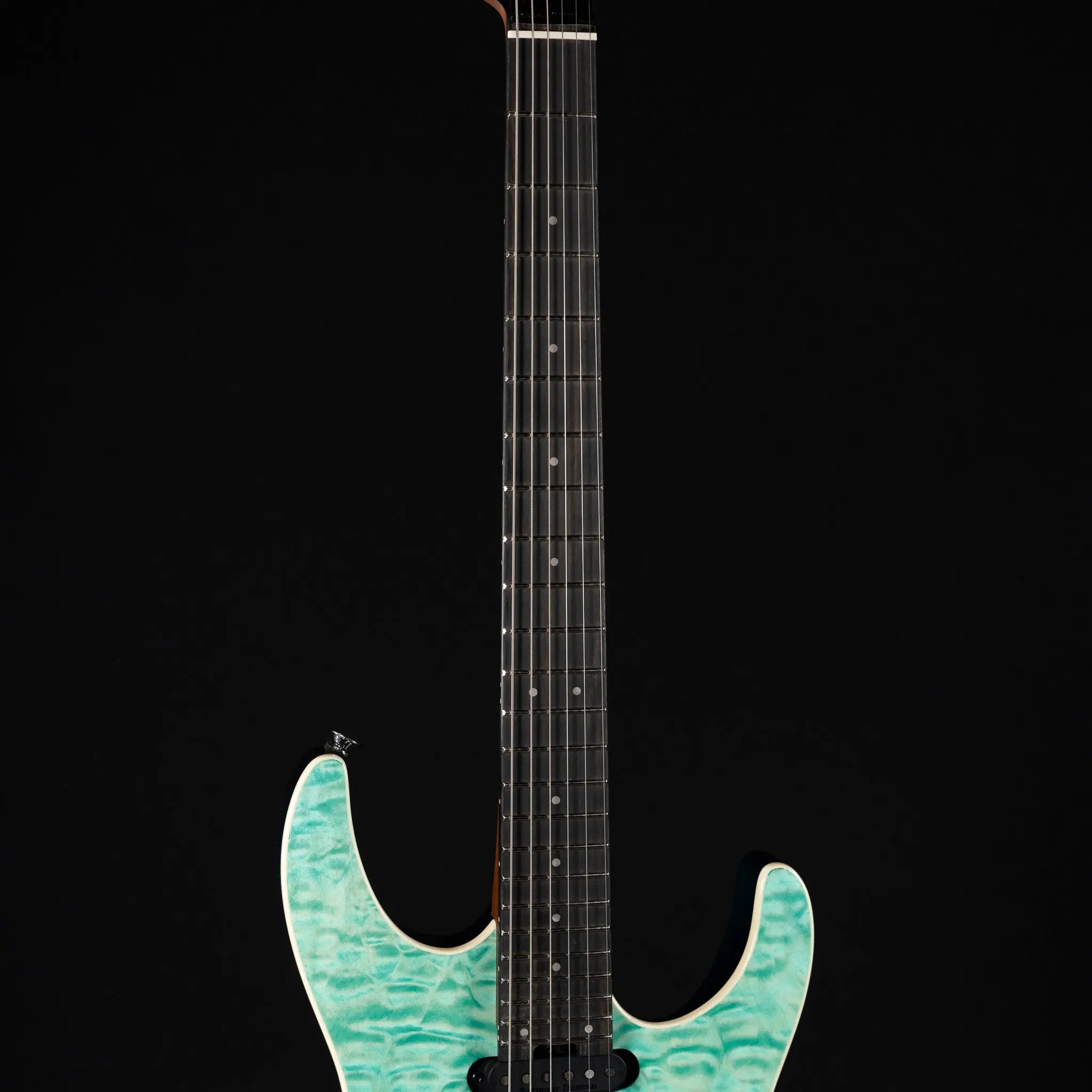 Charvel Pro-Mod Plus Dinky DK24 HSS 2PT QM - Blue Curaçao - Midwood Guitar