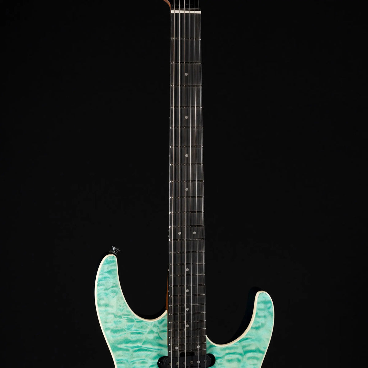 Charvel Pro-Mod Plus Dinky DK24 HSS 2PT QM - Blue Curaçao - Midwood Guitar