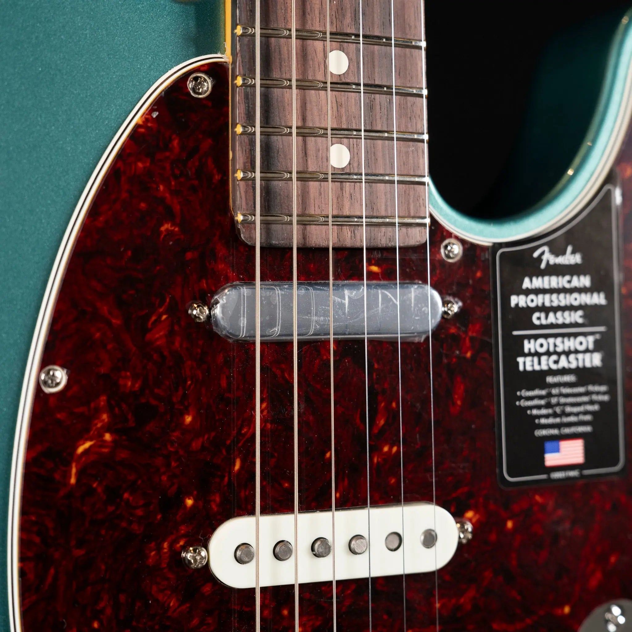 Fender American Professional Classic Hotshot Telecaster - Sherwood Green Metallic - Midwood Guitar