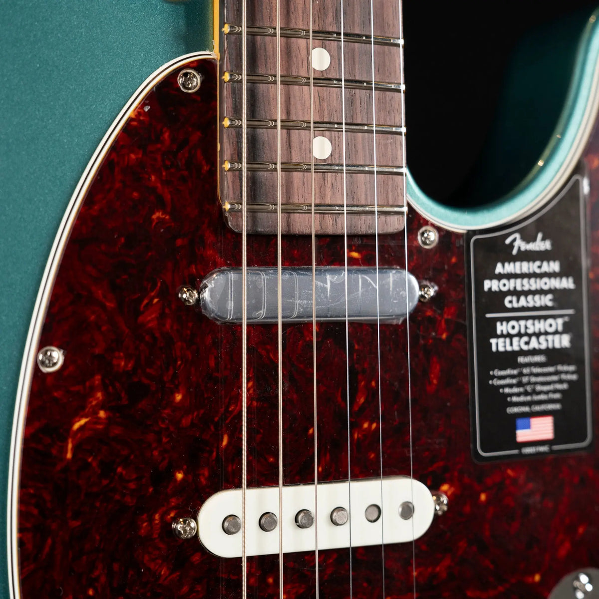 Fender American Professional Classic Hotshot Telecaster - Sherwood Green Metallic - Midwood Guitar