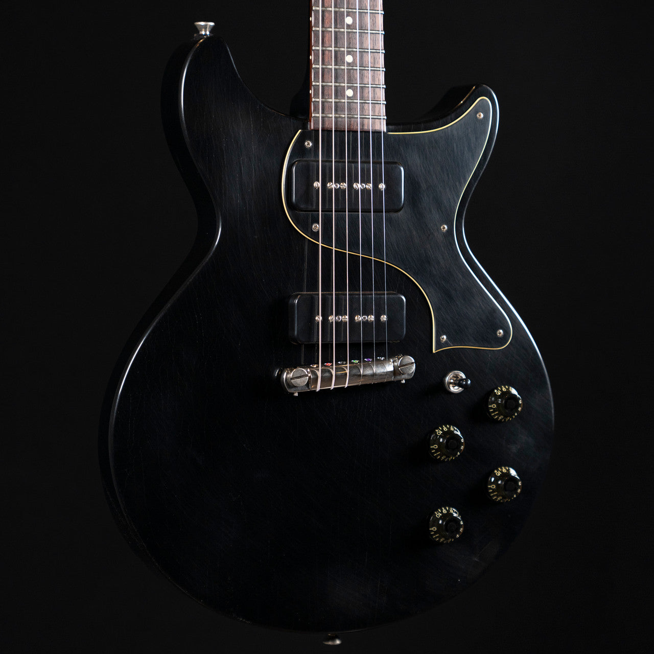Collings 290 DC Aged Jet Black w/ MojoAxe Bridge