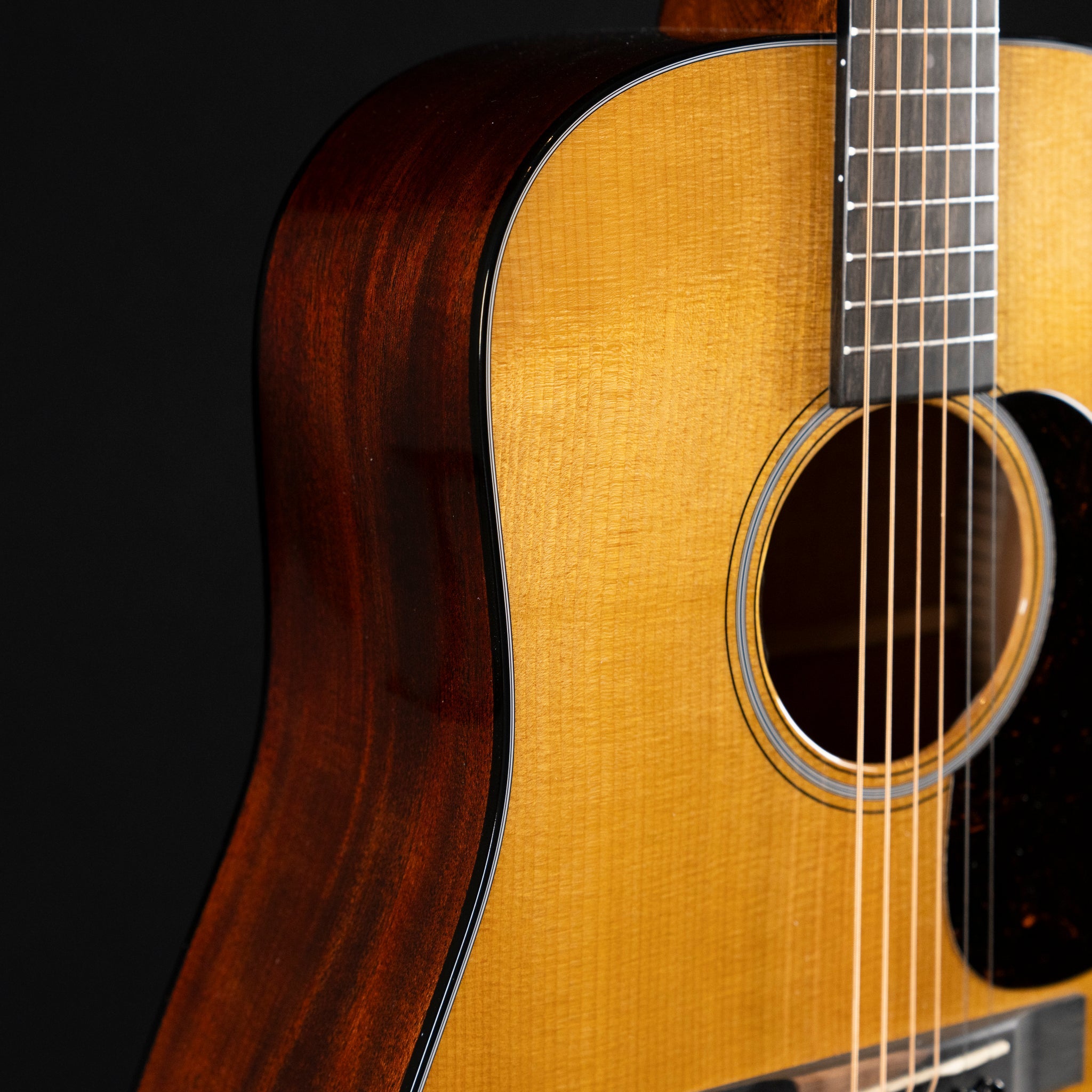 Martin DE Retro Plus Mahogany Dreadnought Acoustic/Electric Guitar Martin Guitars