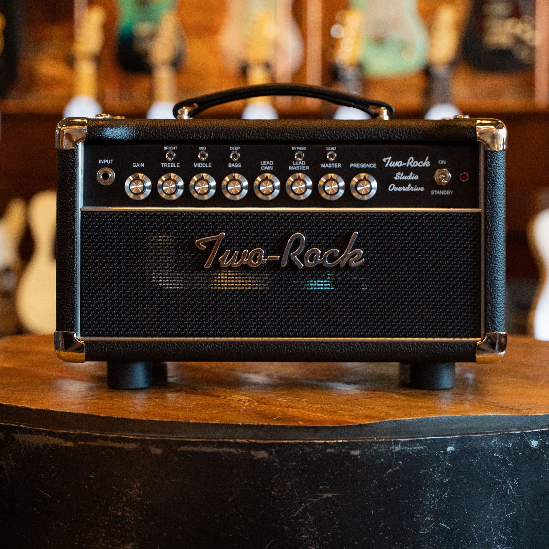 Two-Rock Studio Overdrive Head Black Bronco W/Black Faceplate
