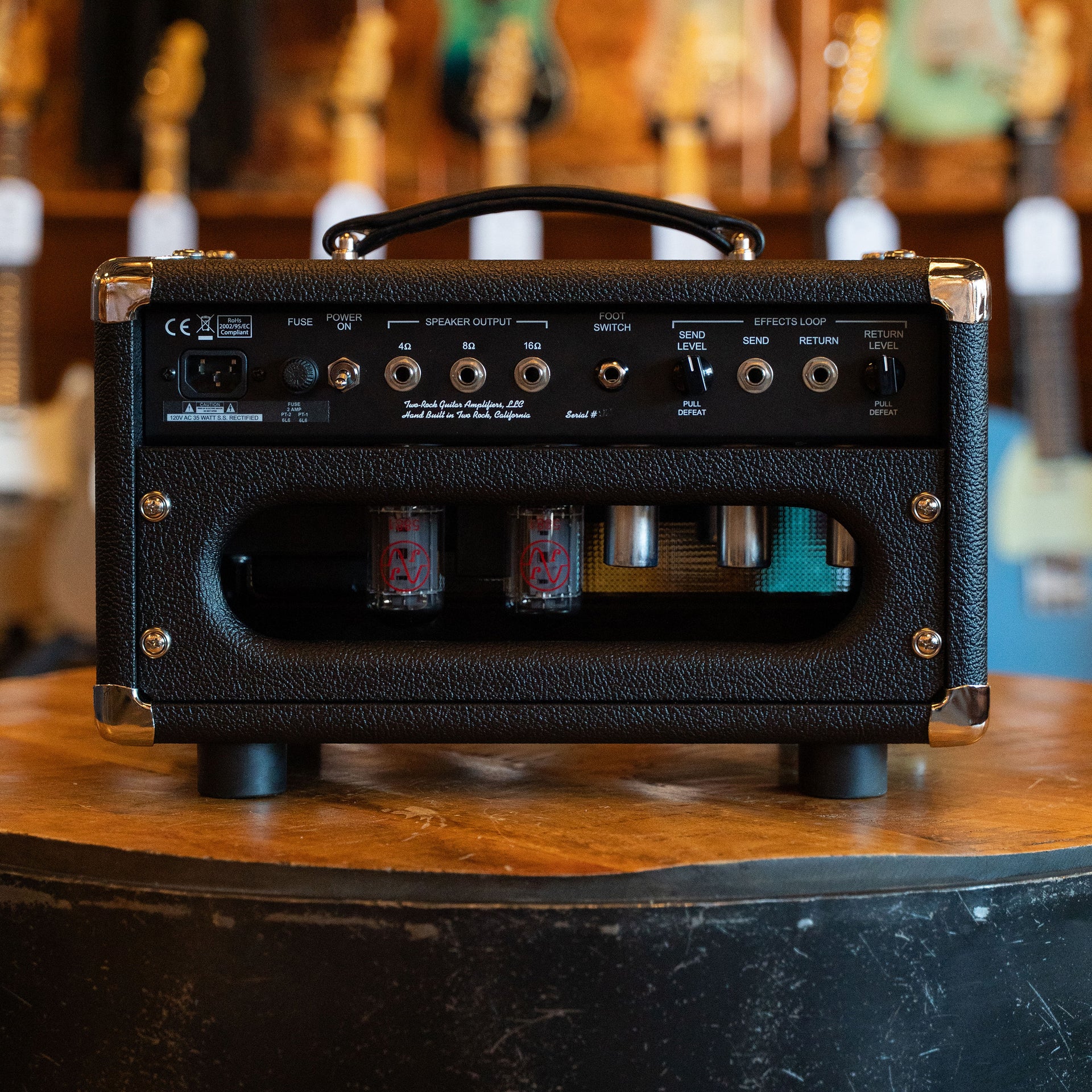 Two-Rock Studio Overdrive Head Black Bronco W/Black Faceplate