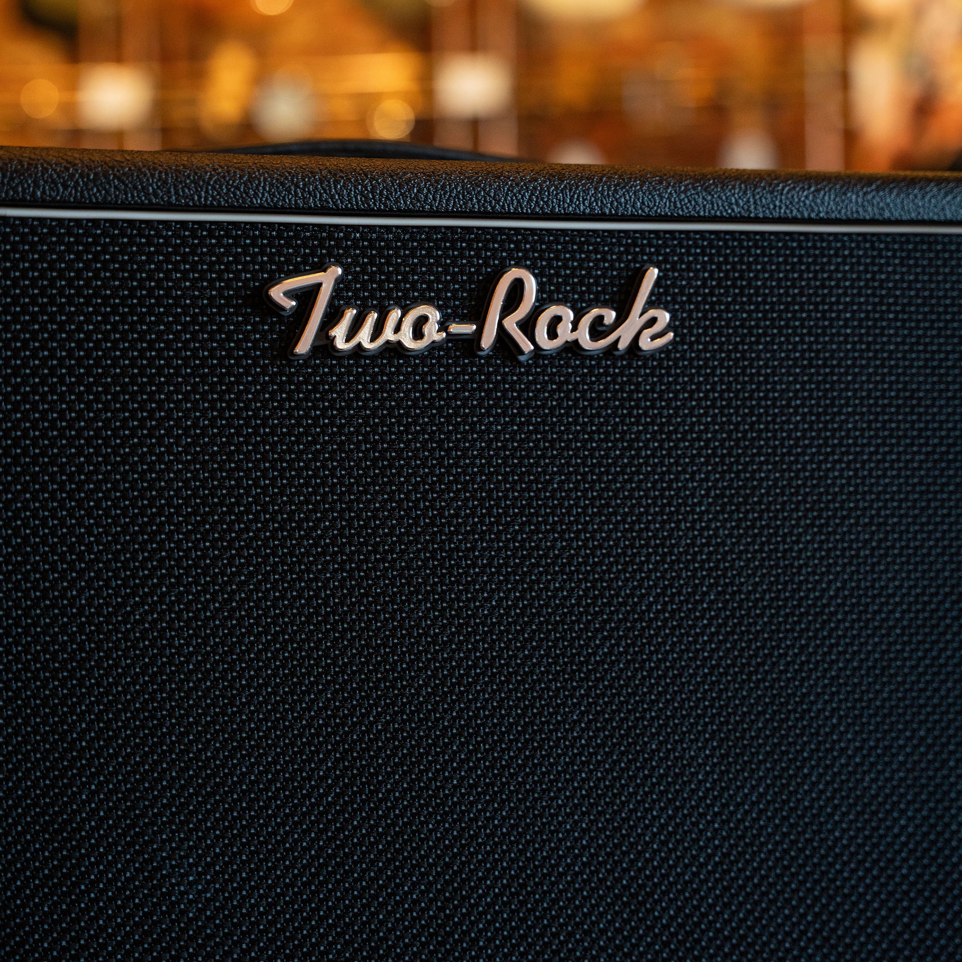 Two-Rock 1x12 Open Back Speaker Cabinet - Black Bronco w/Black Matrix Cloth/White Piping