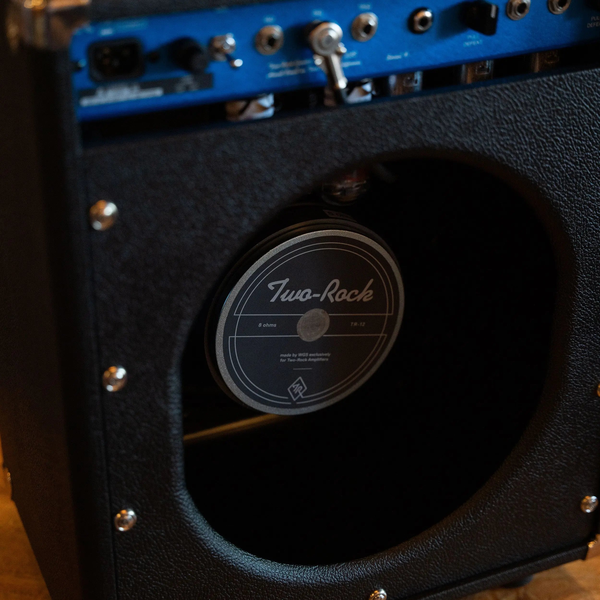 Two-Rock Studio Overdrive Combo Black Bronco W/Blue Faceplate Two-Rock Amps