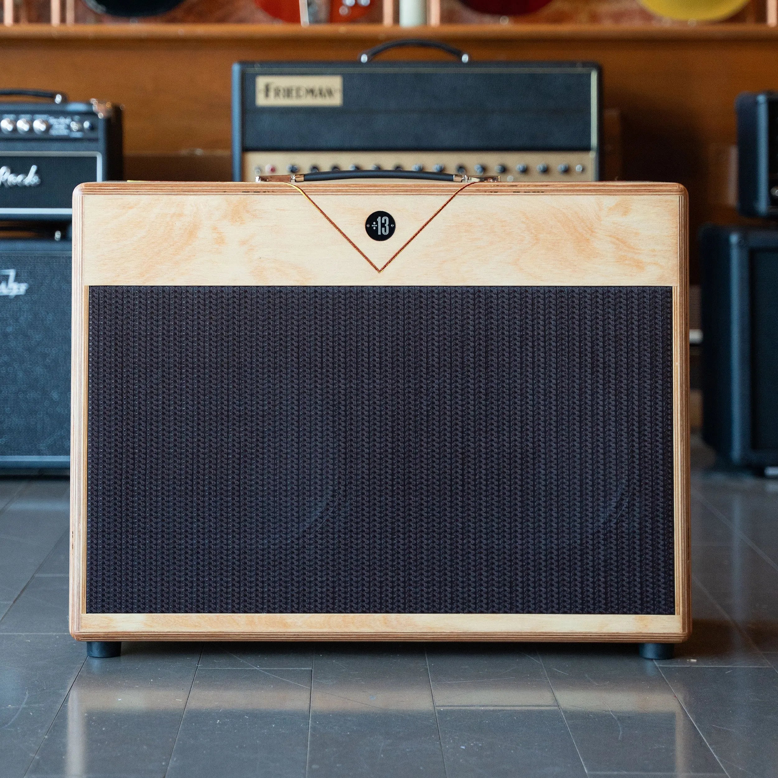 Divided By 13 BW1969 Head & Matching 2 x 12 Cab- Natural Wood, Golden Pecan Stain Divided By 13