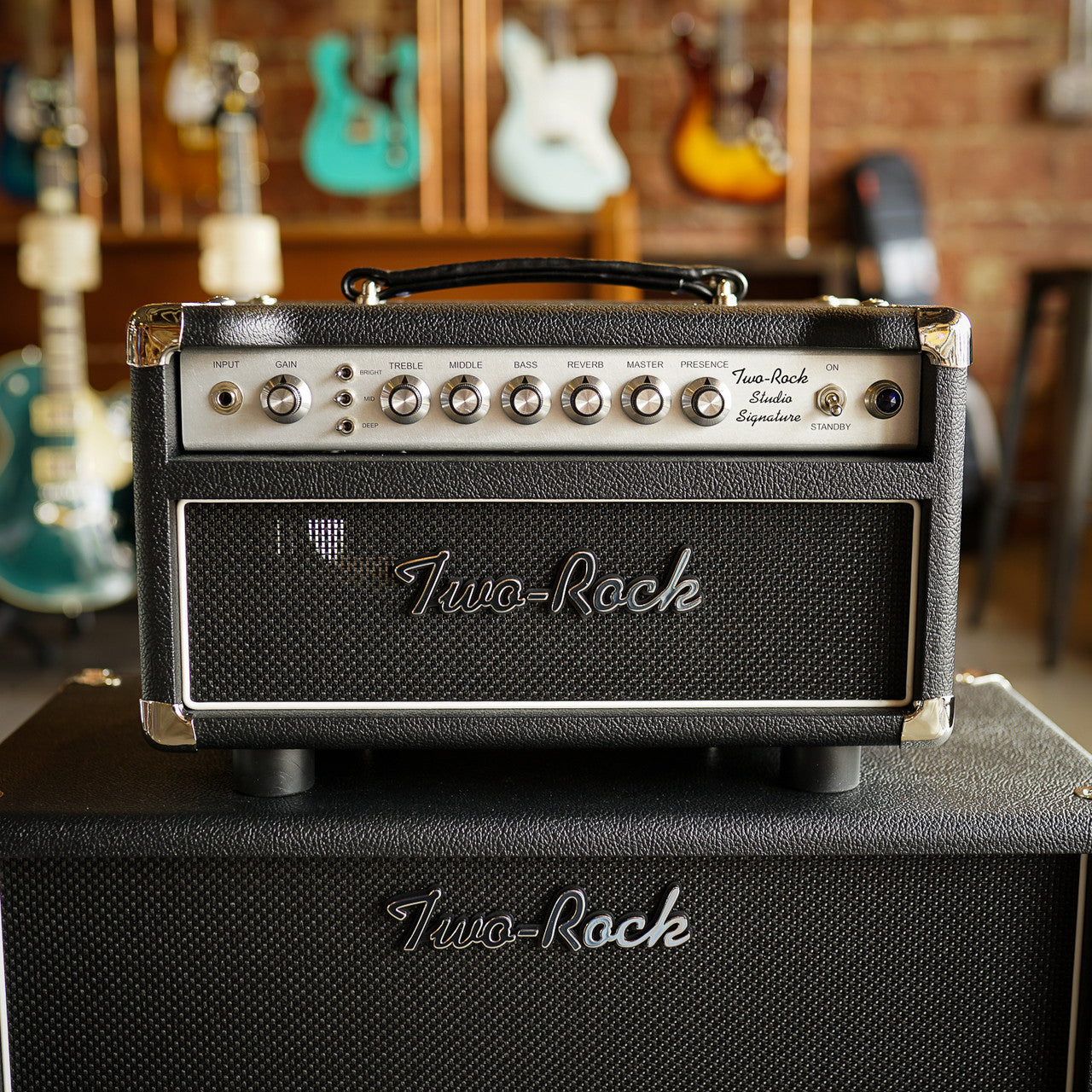 Two-Rock Studio Signature 35w Head - Black w/ Silver Faceplate