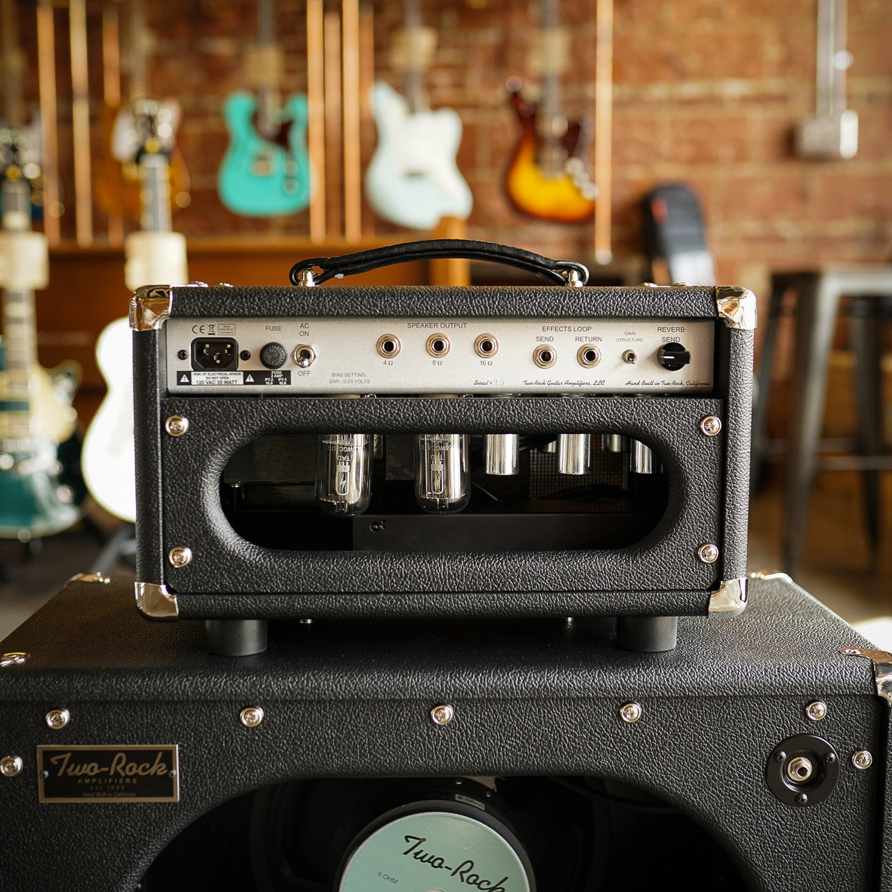 Two-Rock Studio Signature 35w Head - Black w/ Silver Faceplate