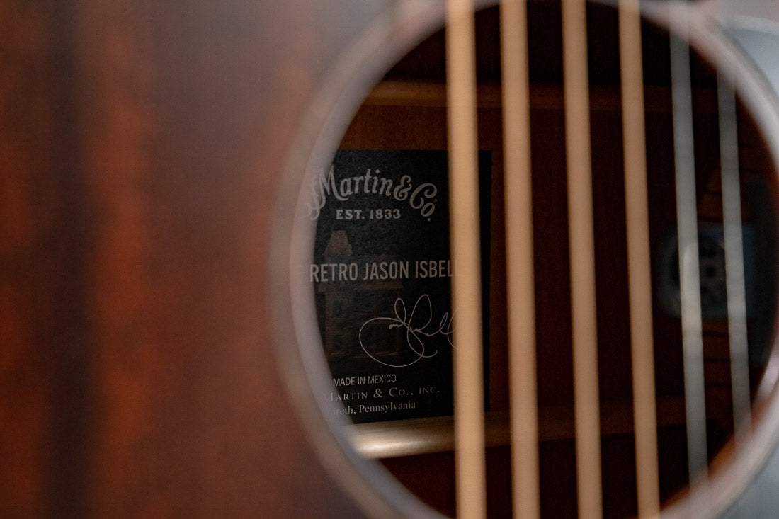 Martin 0-10E Retro Jason Isbell Acoustic/Electric Guitar - Dark Mahogany - Midwood Guitar