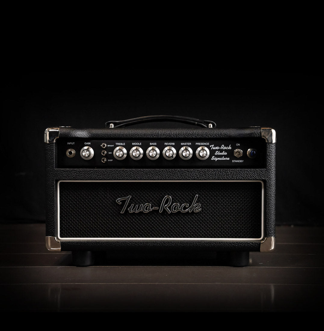 2022 Two-Rock Studio Signature 35w Head - Black w/ Black Faceplate