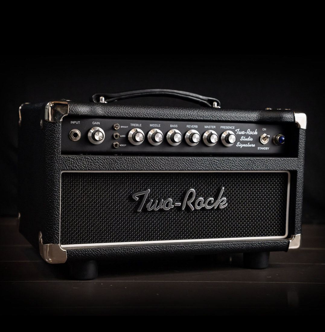 2022 Two-Rock Studio Signature 35w Head - Black w/ Black Faceplate