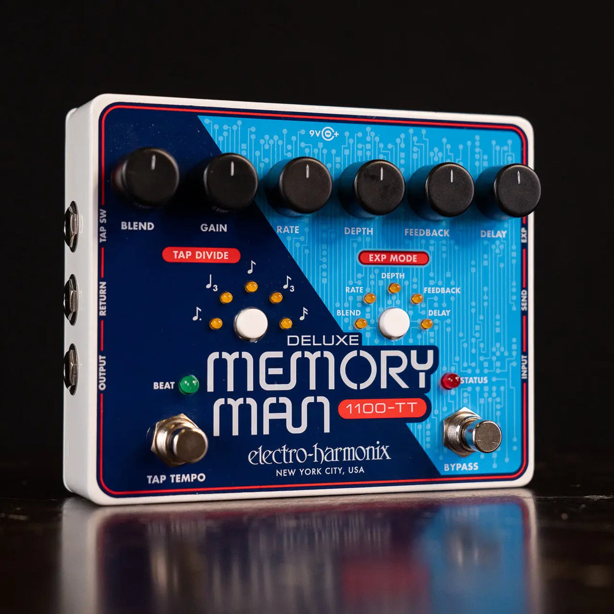 Electro-Harmonix Deluxe Memory Man 1100-TT Analog Delay Pedal Electro-Harmonix