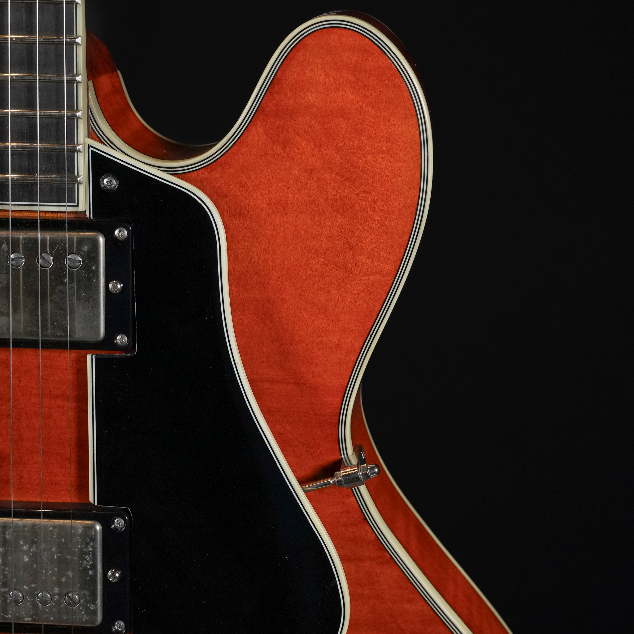 2025 Eastman T59/TV Semi-Hollow Electric Guitar - Amber Burst - Midwood Guitar